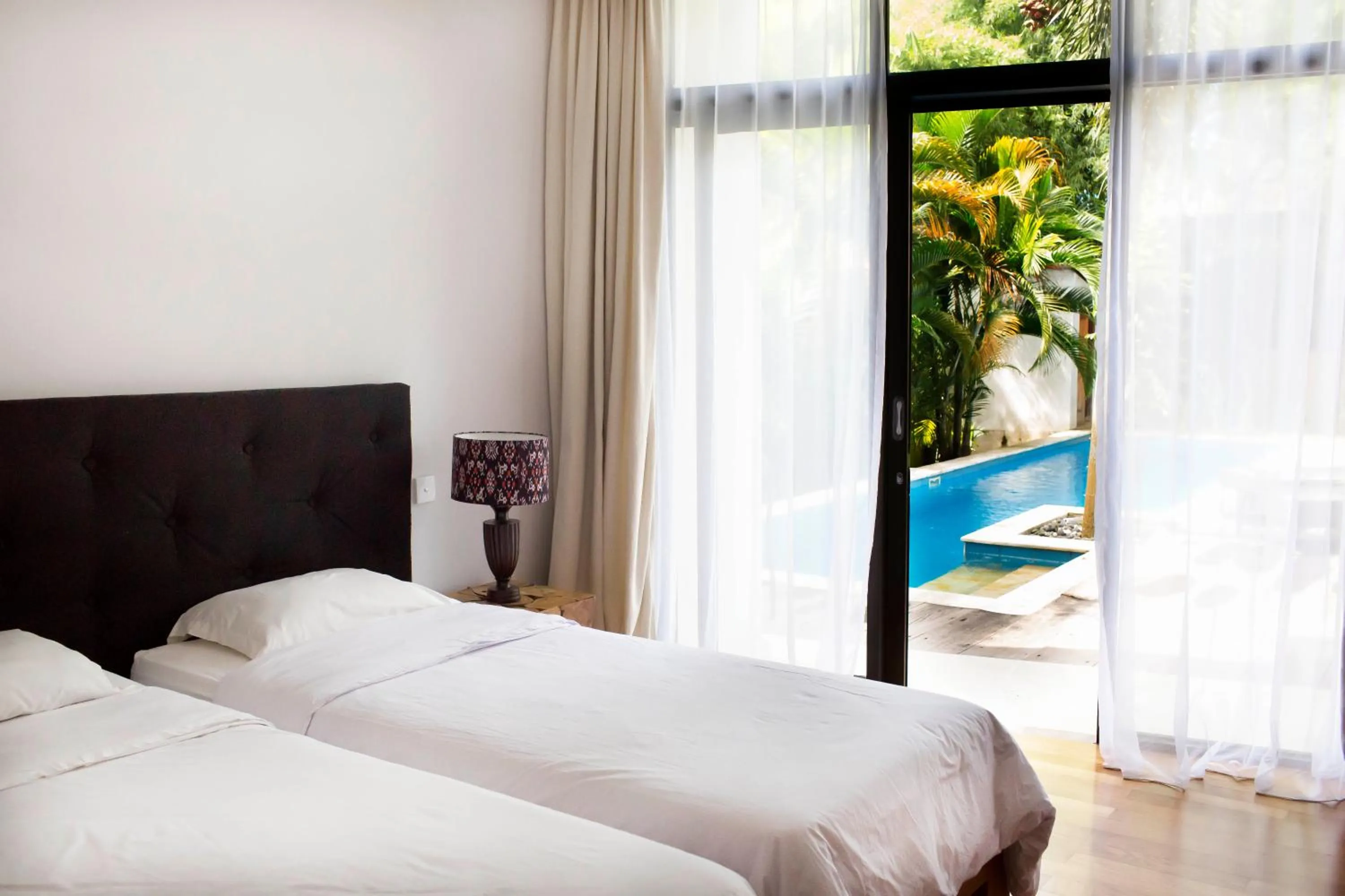 Bedroom in Balian Surf Villas