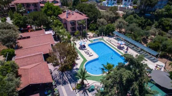 Pool view in Club Pink Palace Hotel