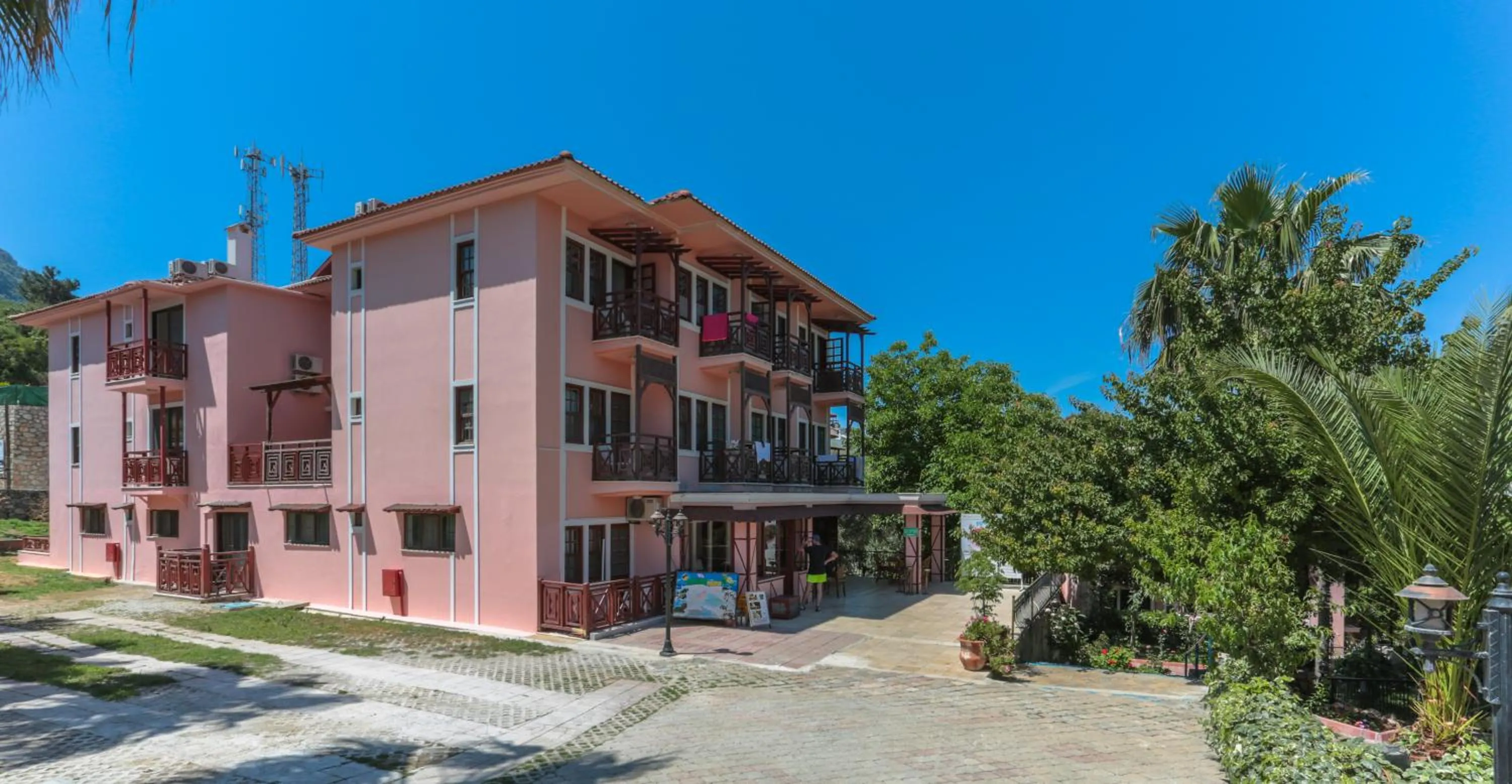 Property building in Club Pink Palace Hotel