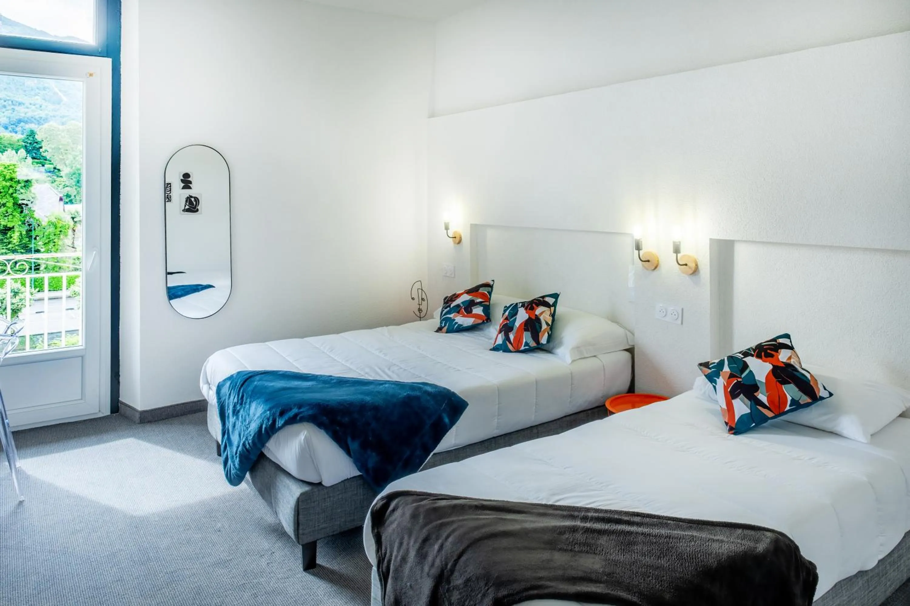 Bedroom, Bed in Hotel Du Gave