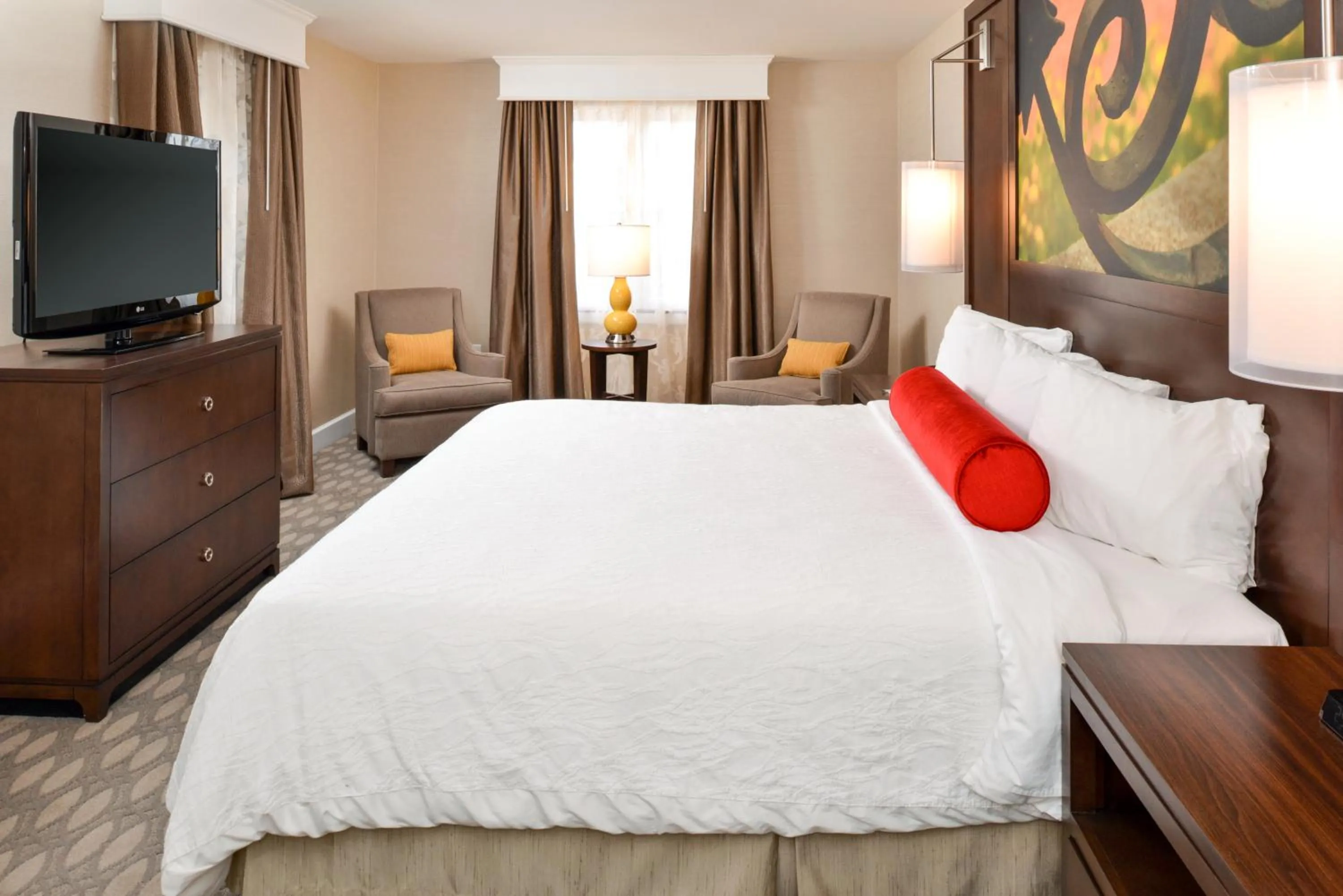 Bed in Inn at DePauw