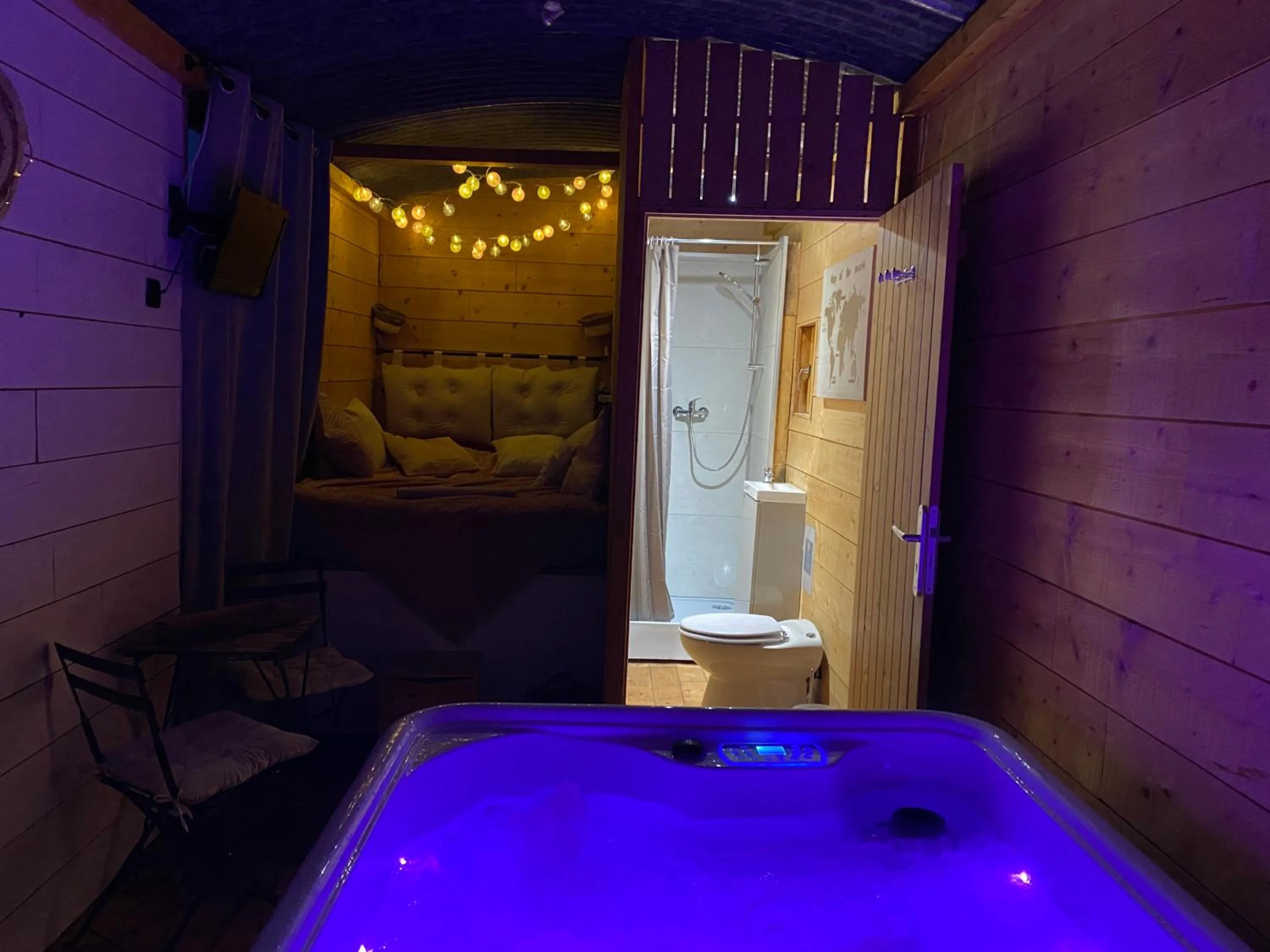 Chambre avec spa privé