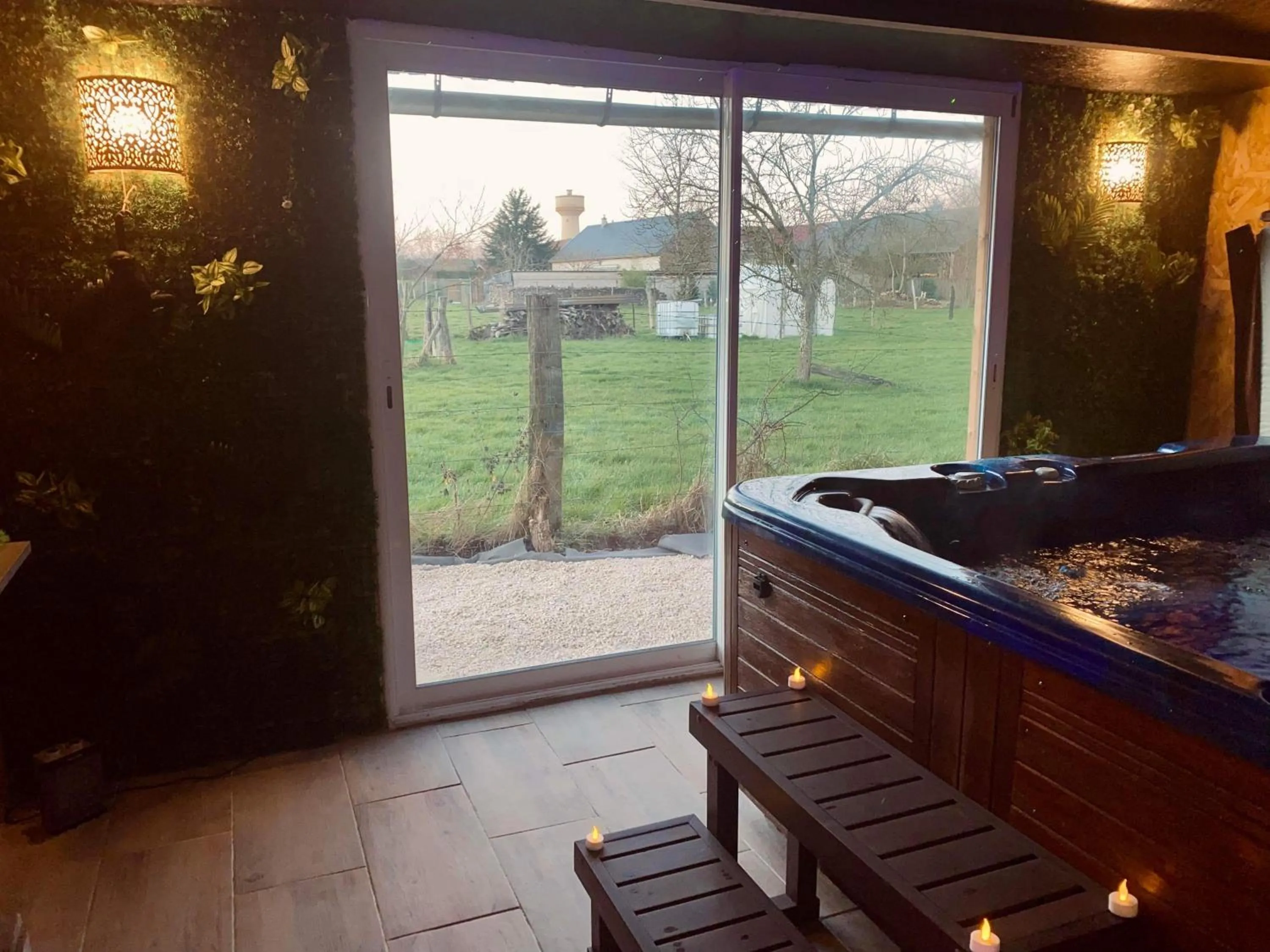 Chambre avec spa privé