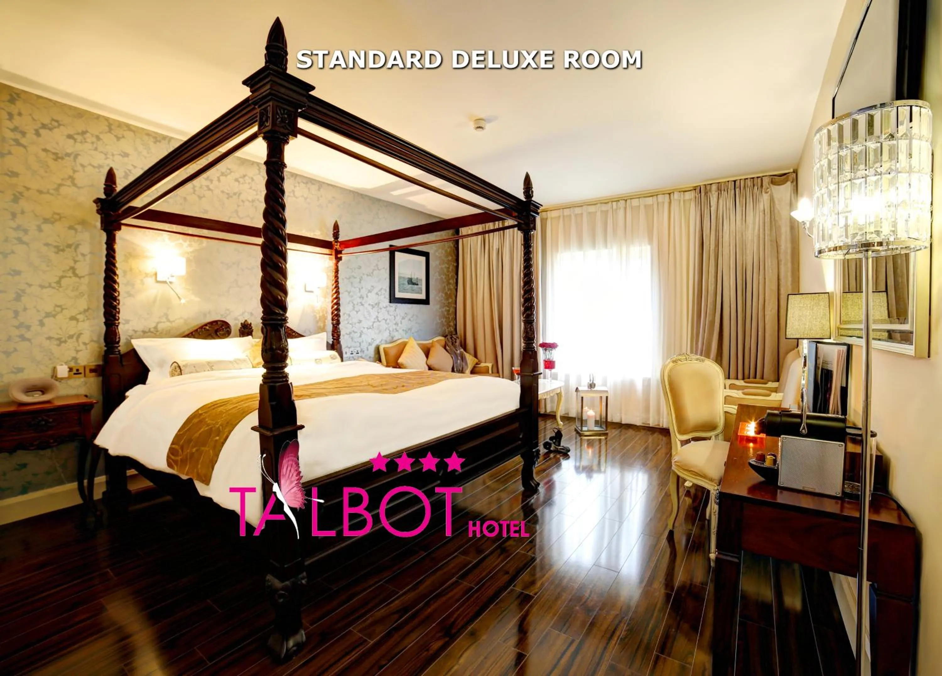 Floor plan, Bed in The Talbot Hotel