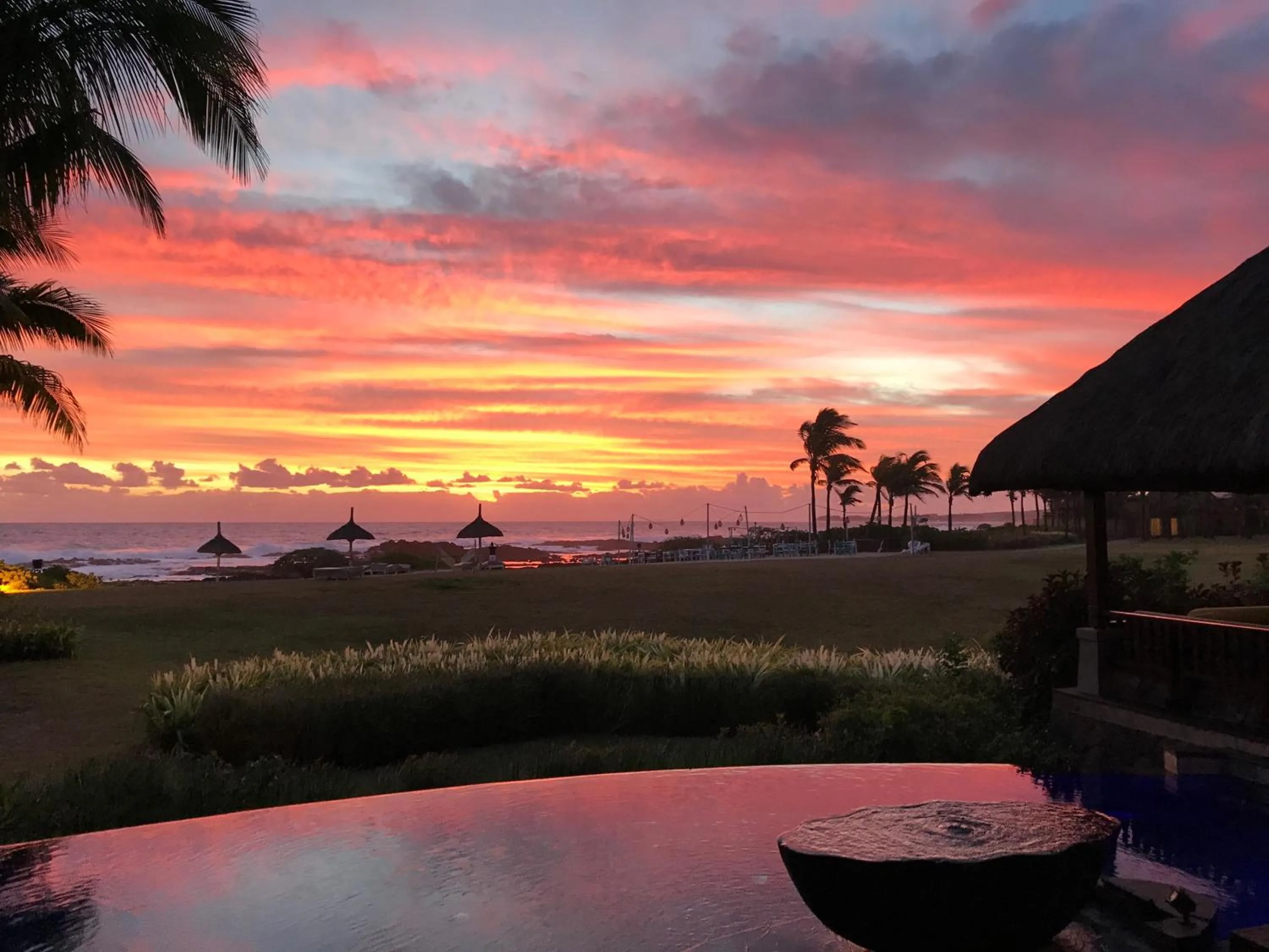 Sea view in Shanti Maurice Resort & Spa