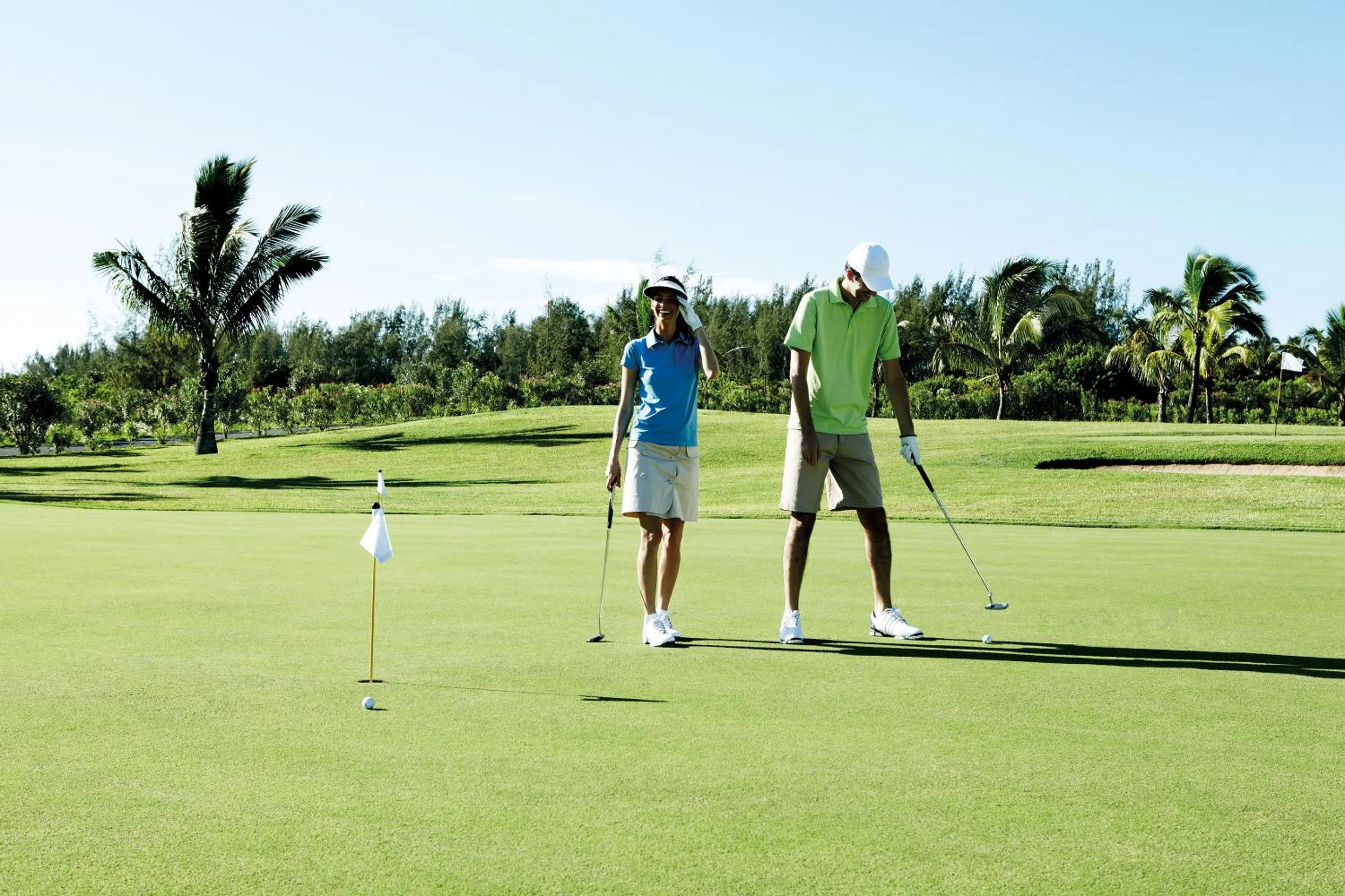 Golfcourse in Shanti Maurice Resort & Spa