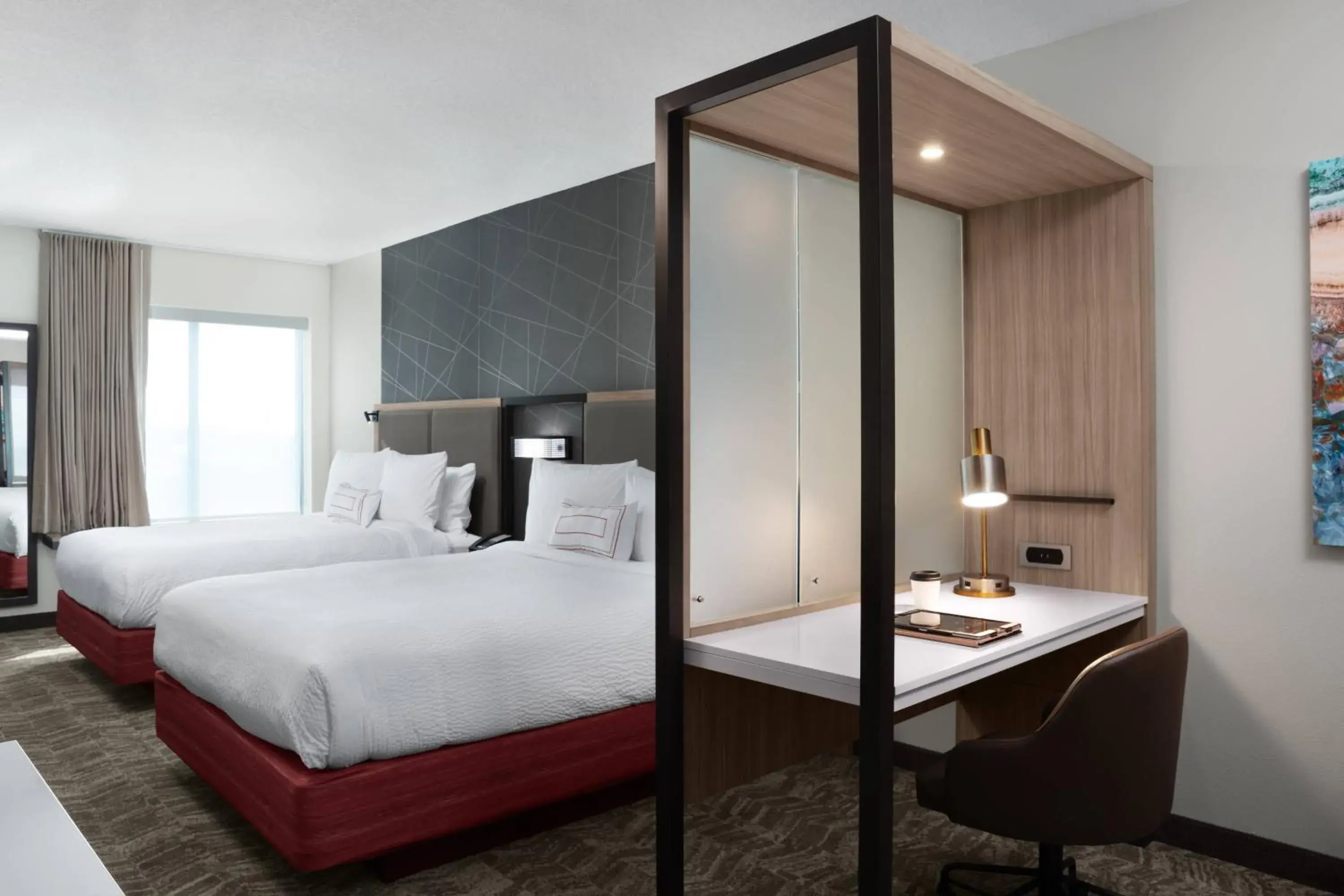 Queen Suite with Two Queen Beds and Sofa Bed in SpringHill Suites by Marriott Orlando Theme Parks Lake Buena Vista Queen Suite with Two Queen Beds and Sofa Bed in SpringHill Suites by Marriott Orlando Theme Parks Lake Buena Vista