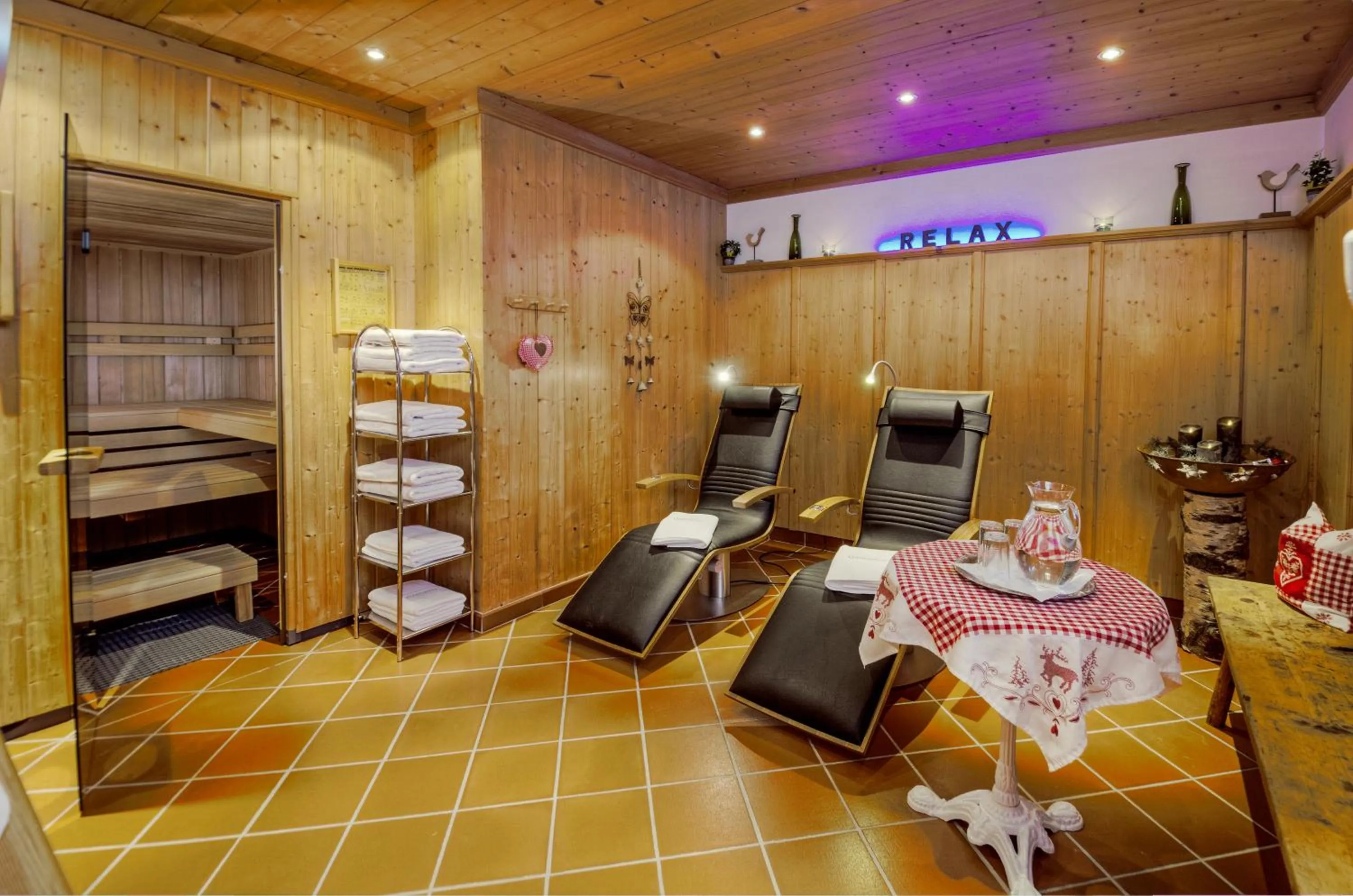 Sauna in Thomanhof Chalet-Appartement