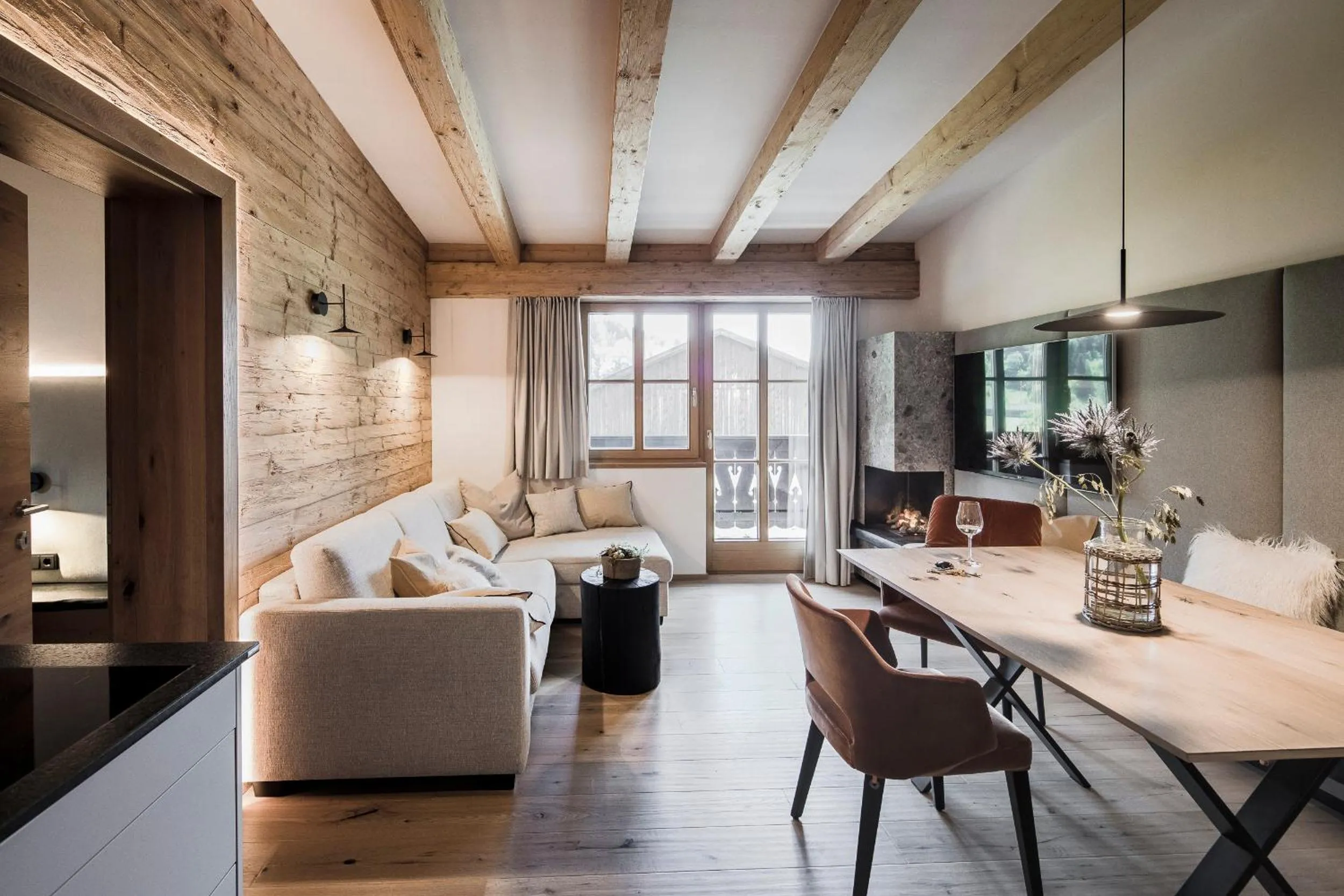 Living room in Thomanhof Chalet-Appartement