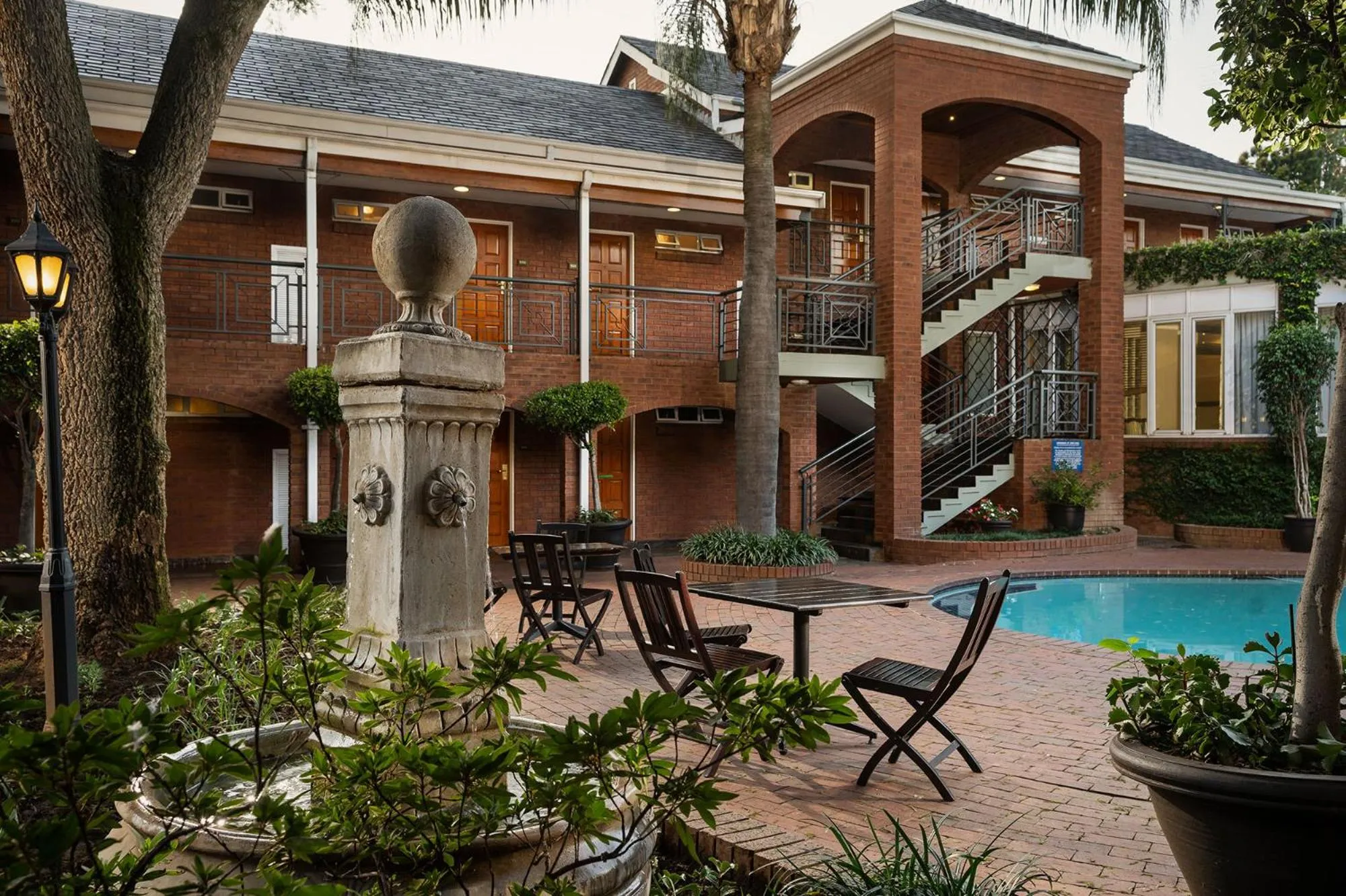 Pool view in Premier Hotel Falstaff