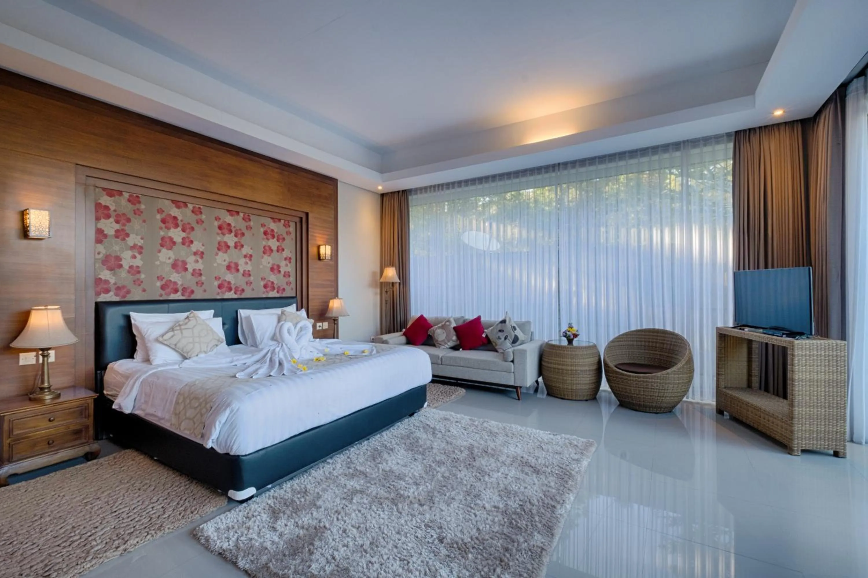 Bed in Nadira Bali Villa