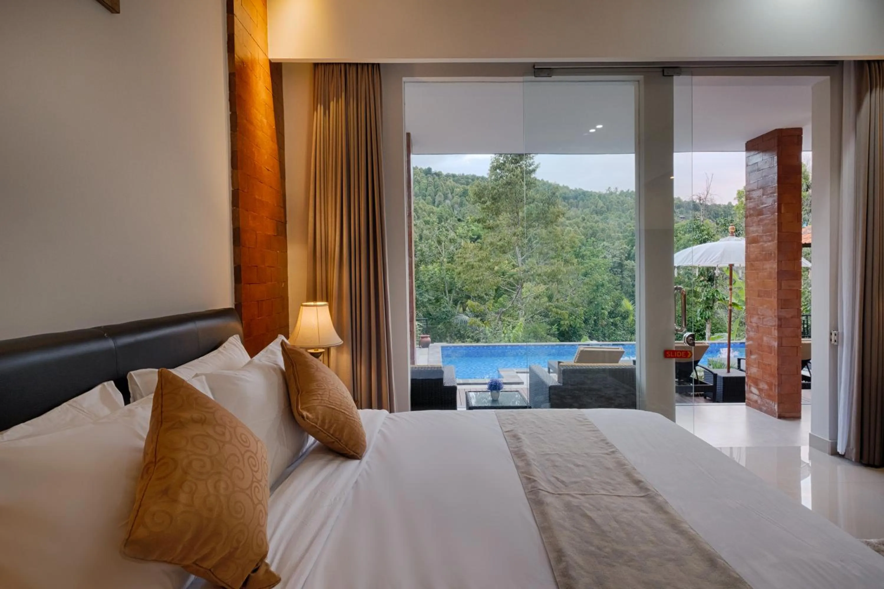 Bed in Nadira Bali Villa