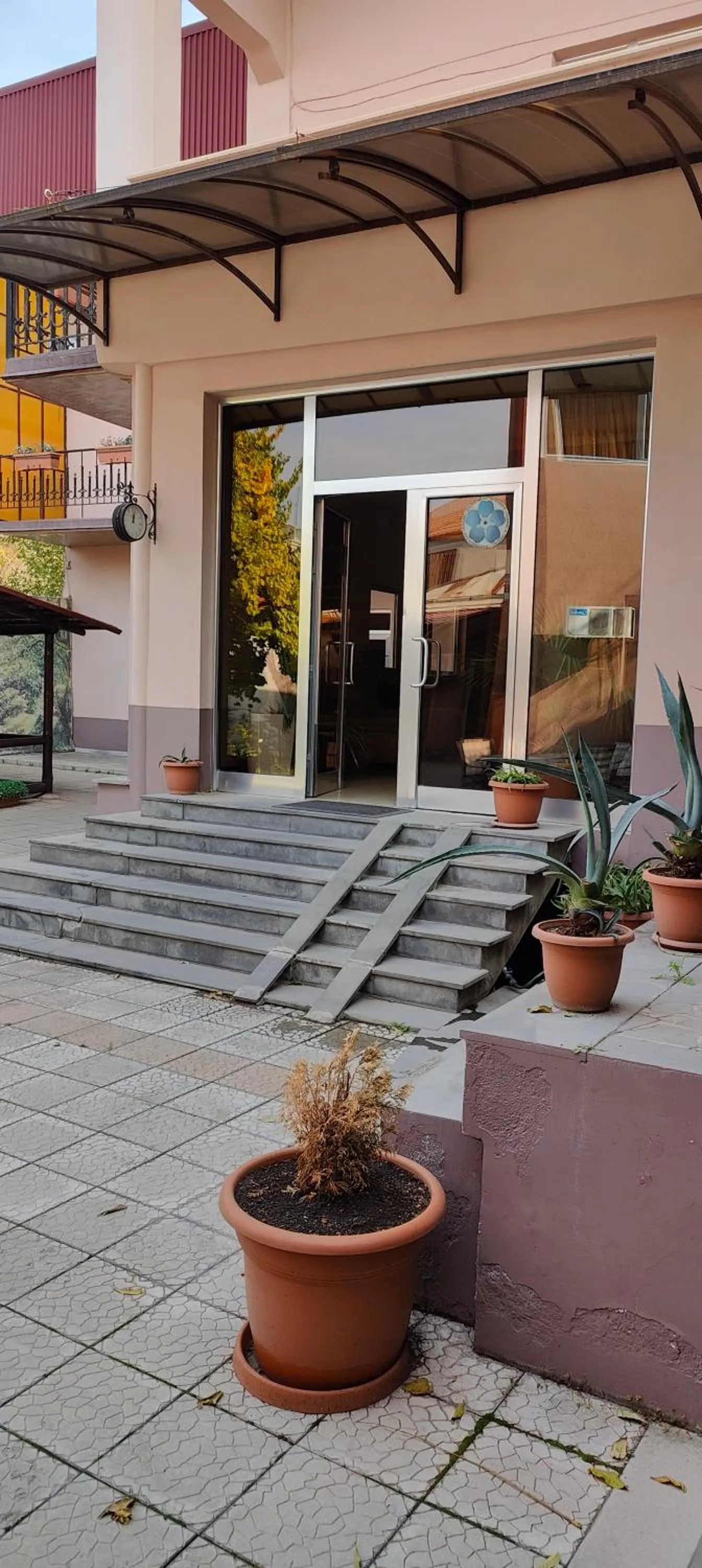 Inner courtyard view in Areg Hotel