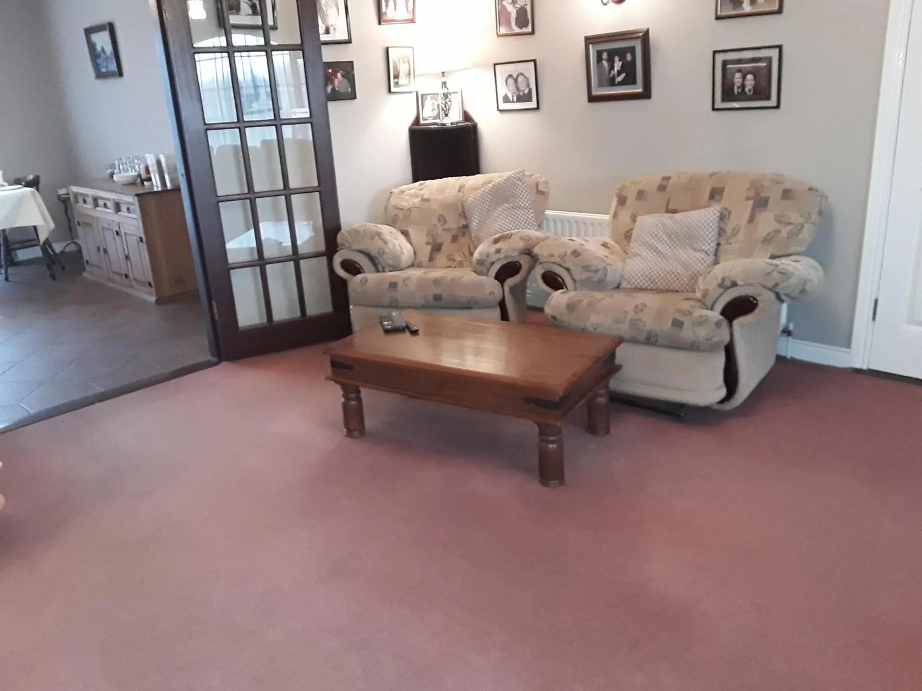 Seating area in Riverview House