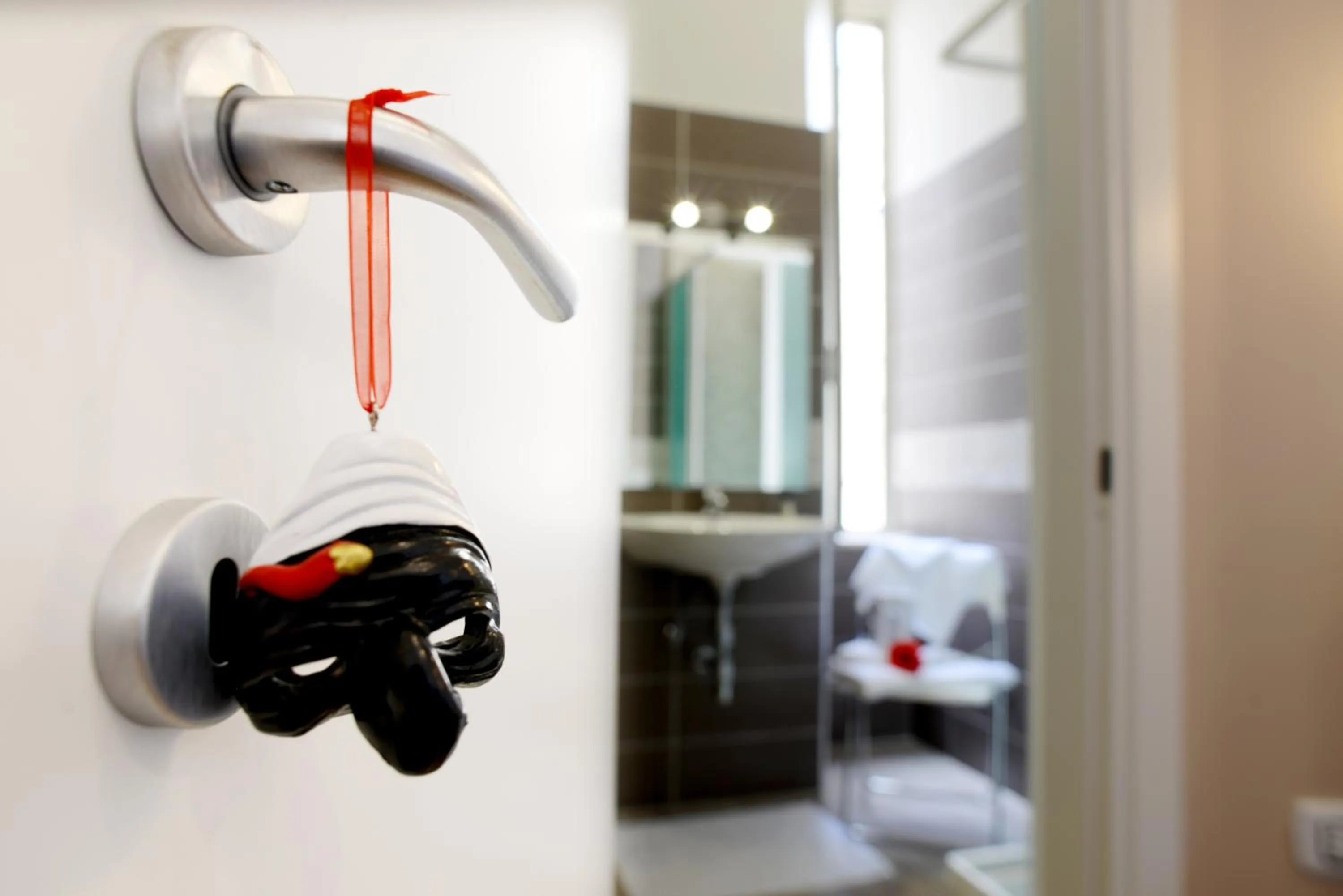 Decorative detail, Bed in Vic Street B&B