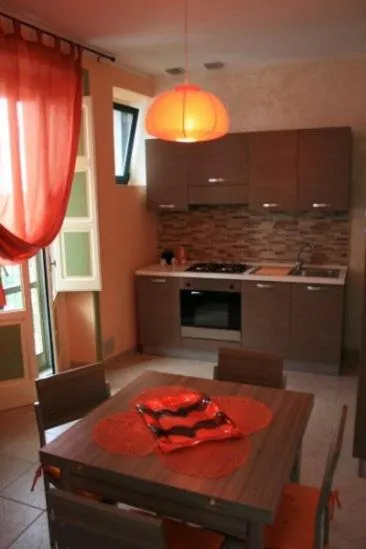 Communal kitchen in Foresteria delle Naiadi