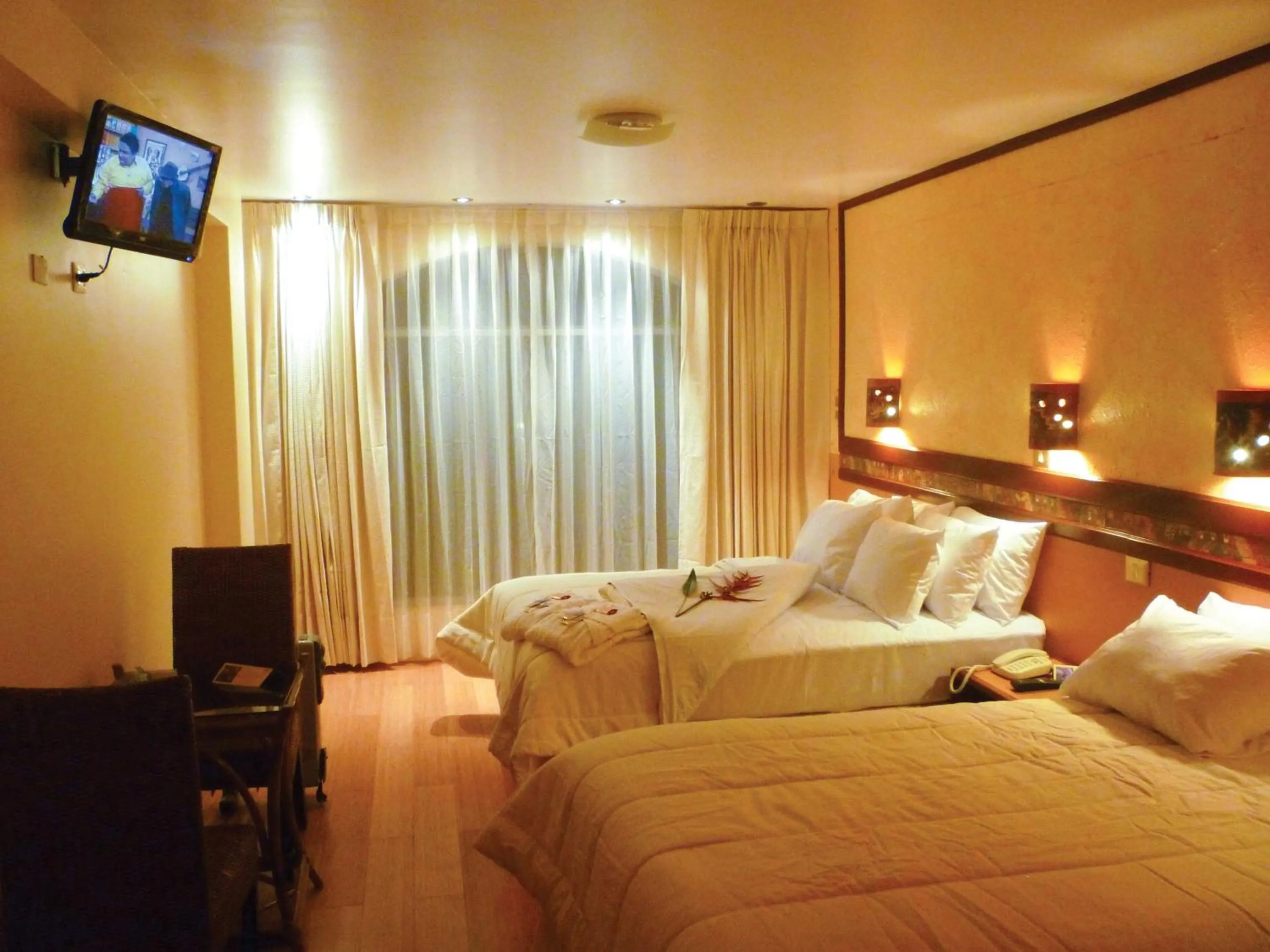 Bed in Hotel Taypikala Machupicchu