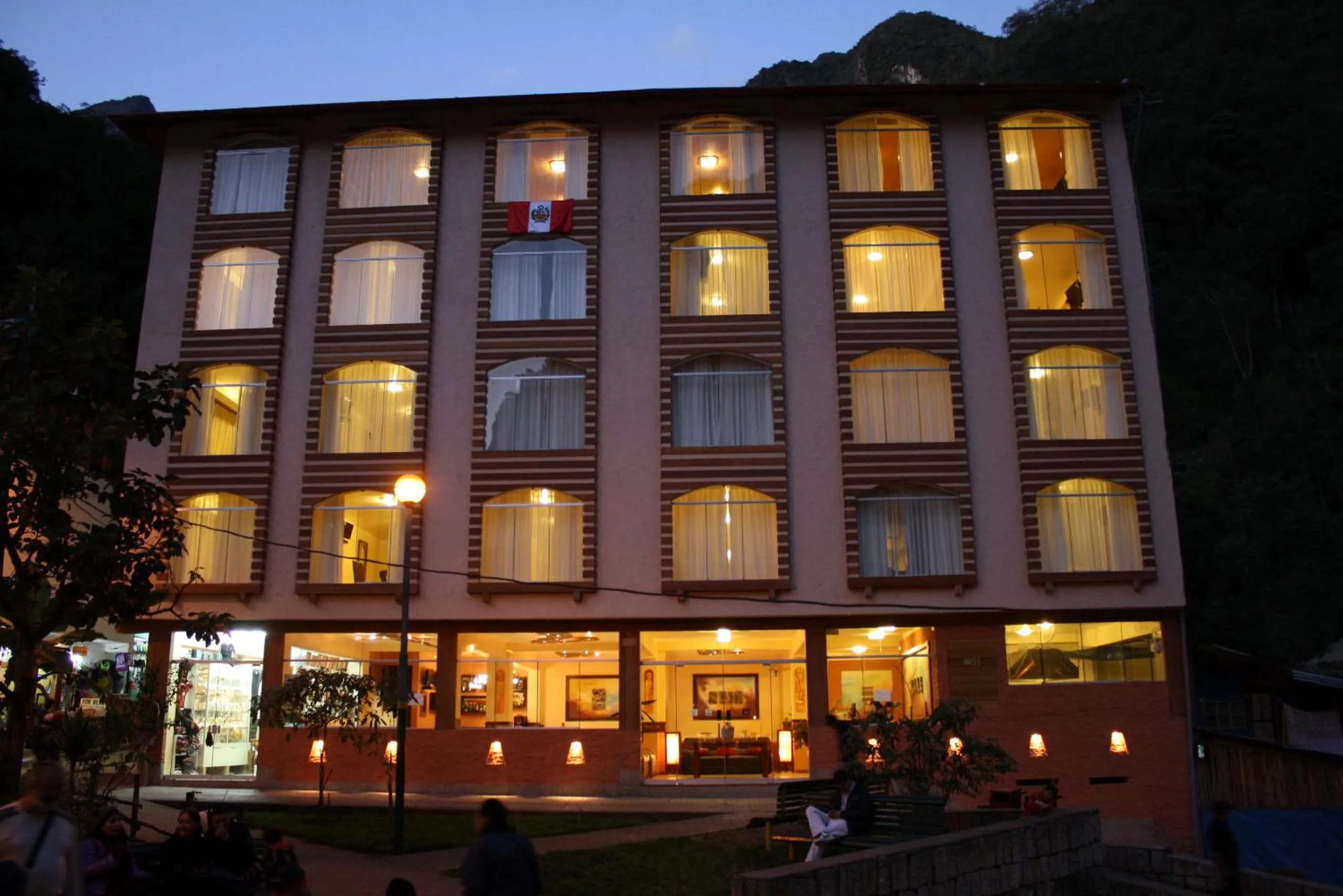 Facade/entrance in Hotel Taypikala Machupicchu