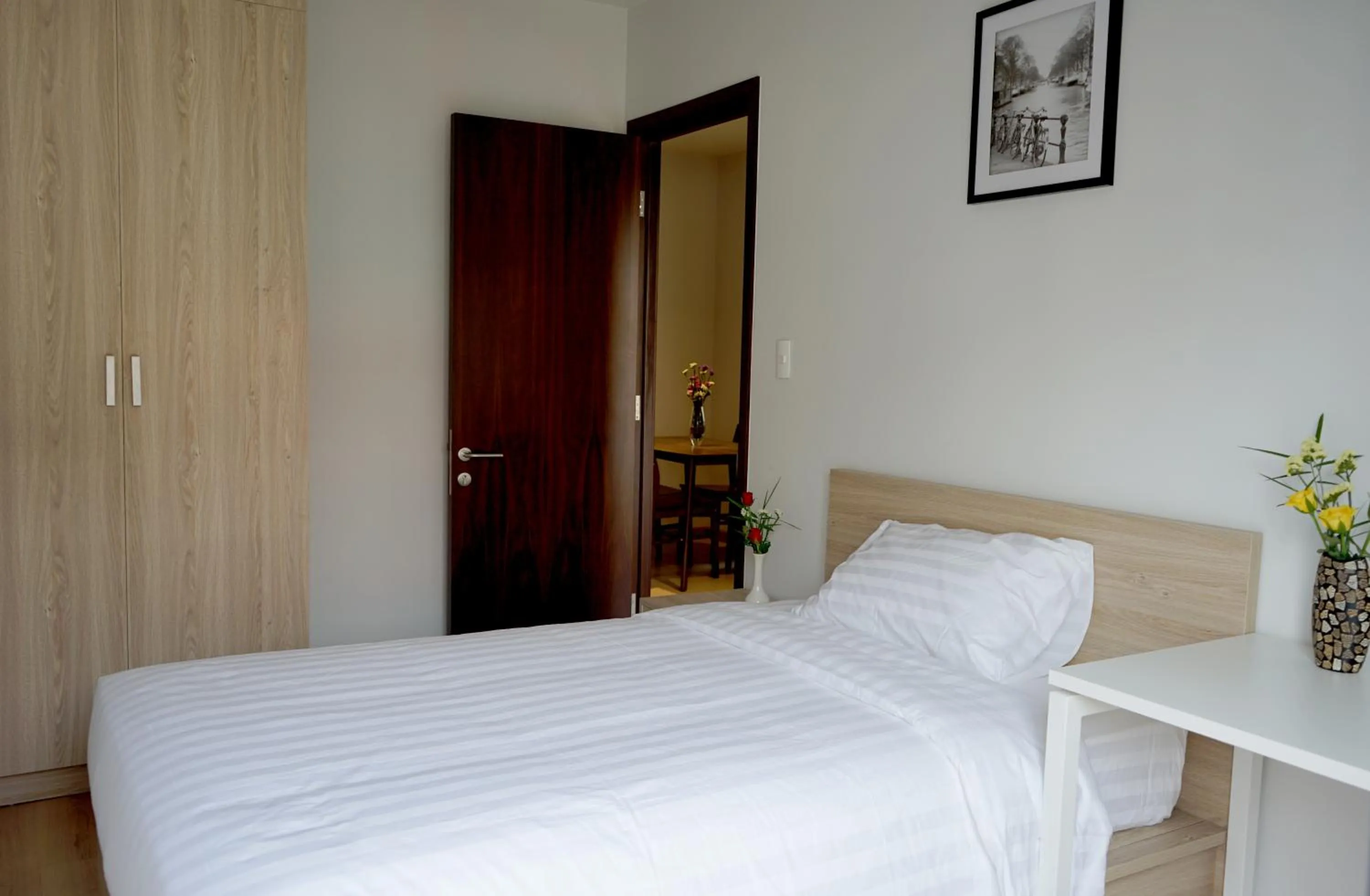 Bed in La Cigale Residence