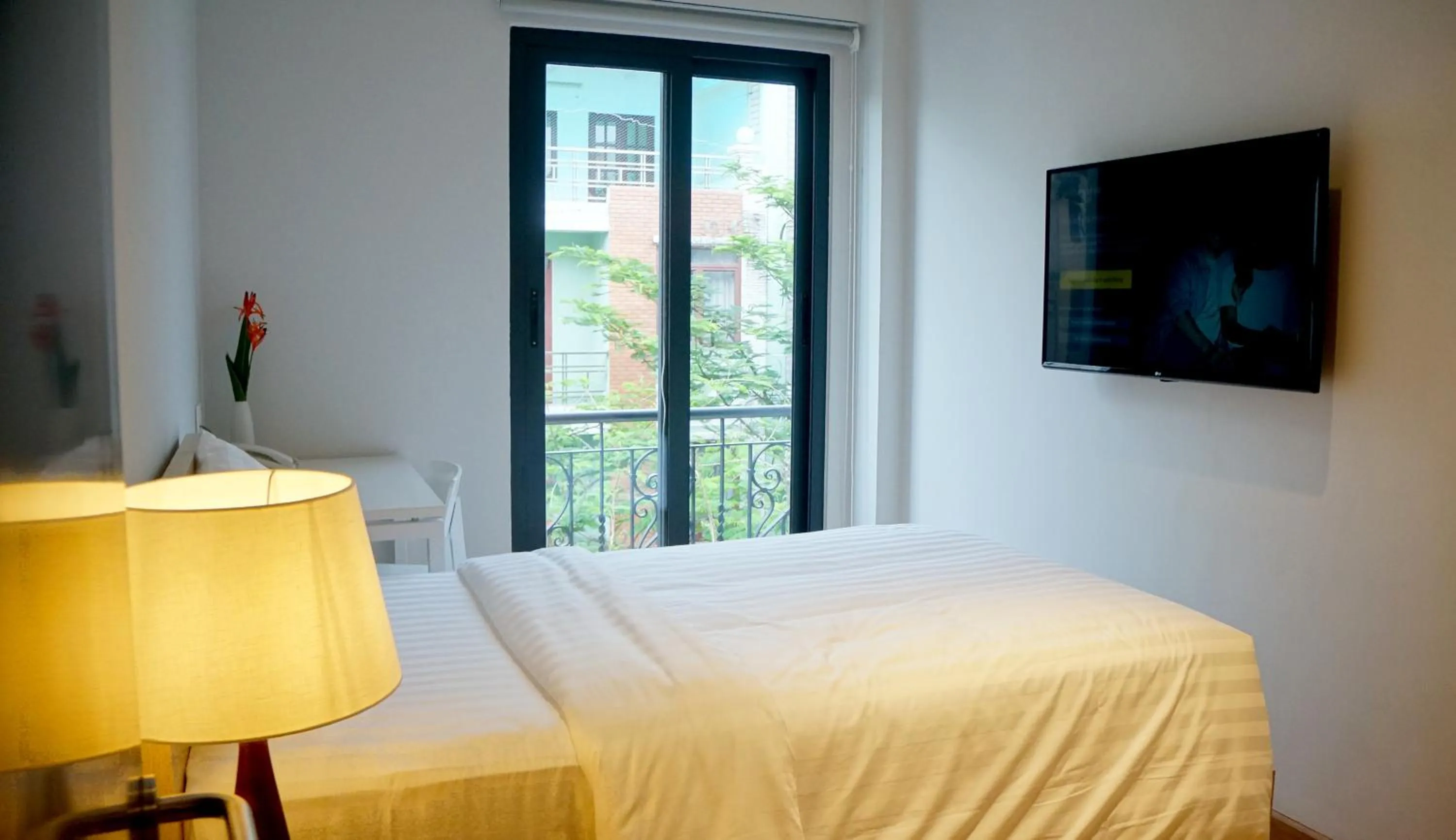 Bed in La Cigale Residence