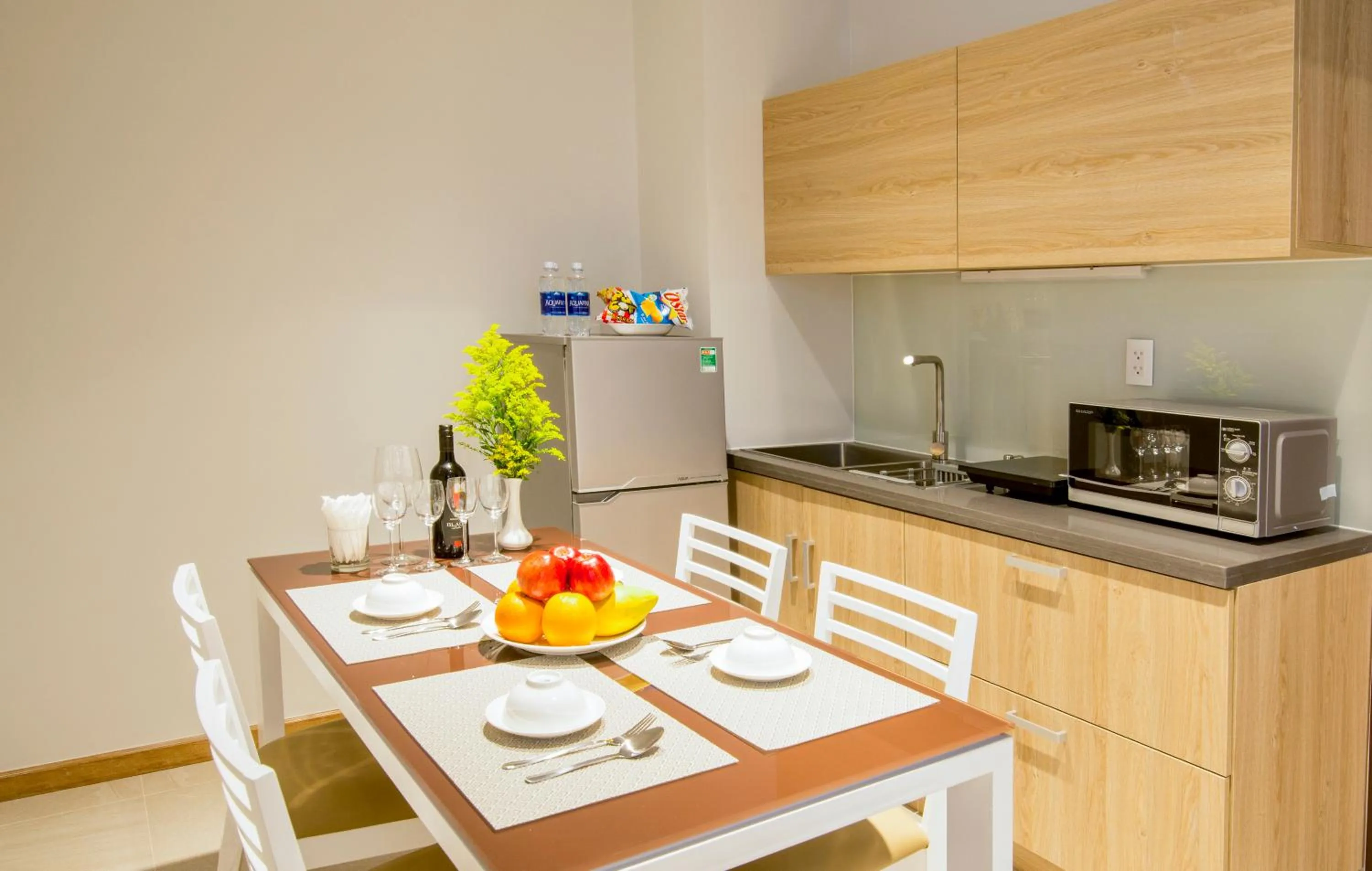 Kitchen or kitchenette in La Cigale Residence