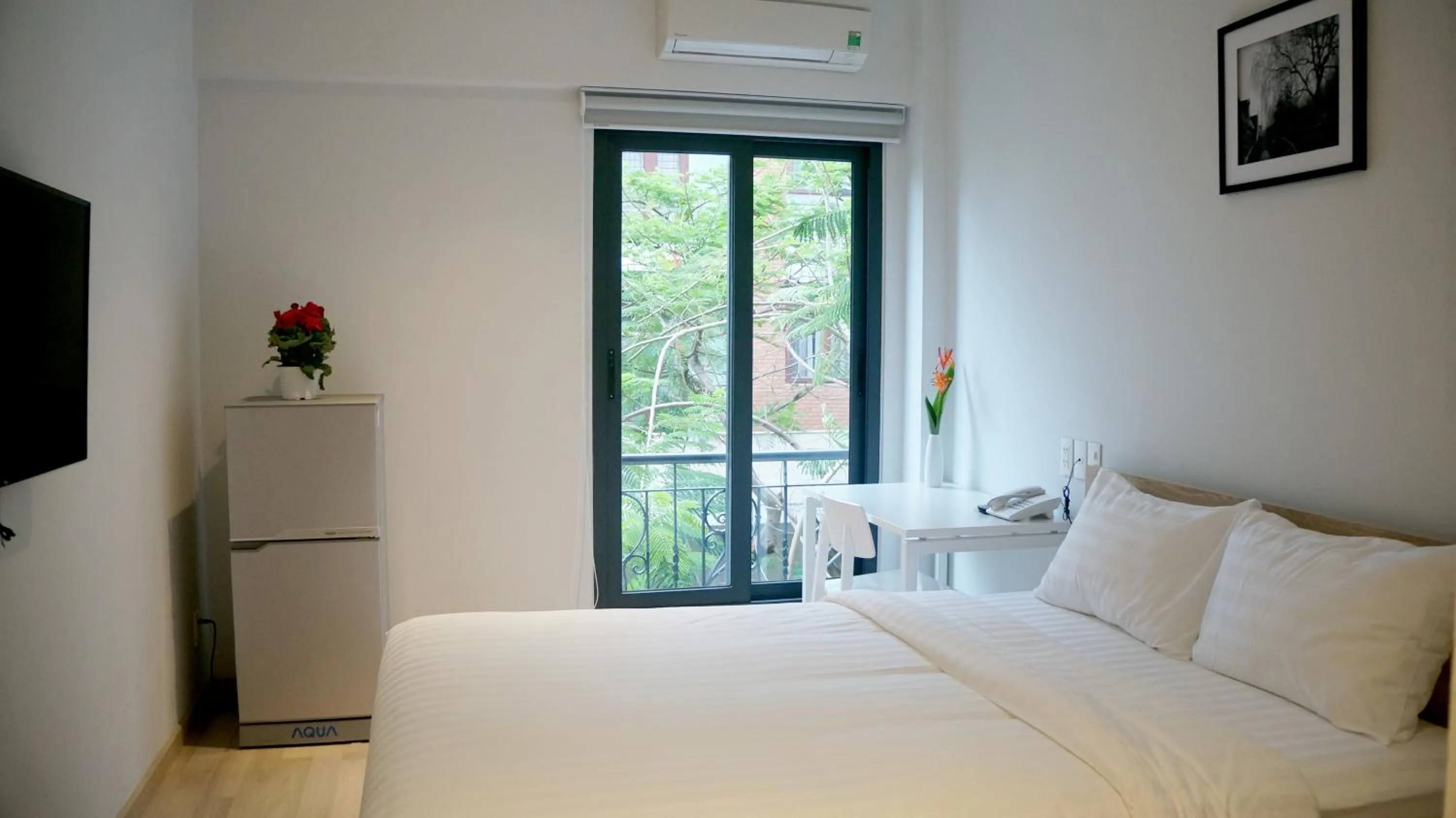 Bed in La Cigale Residence