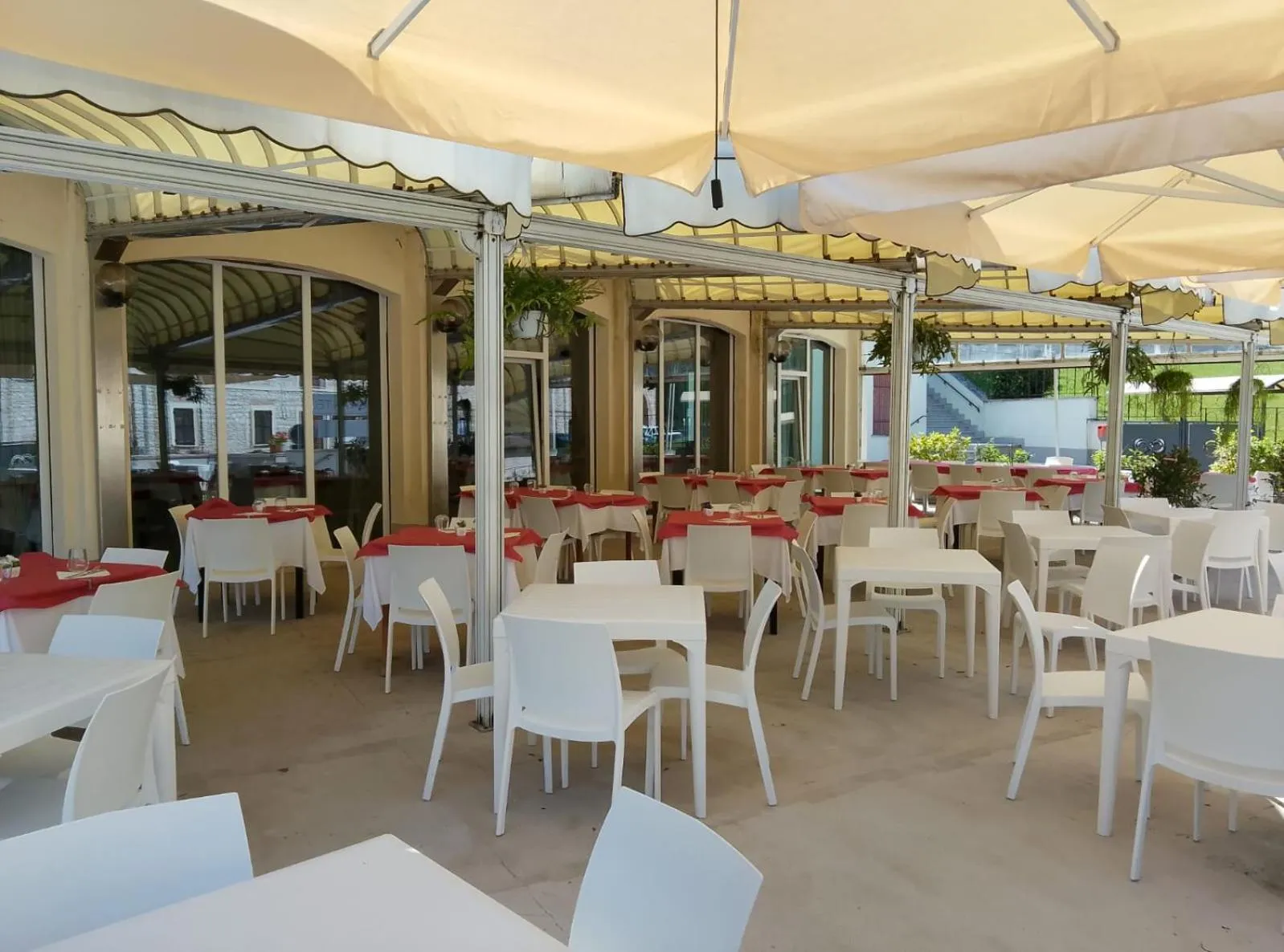 Balcony/Terrace in Hotel Terme di Frasassi