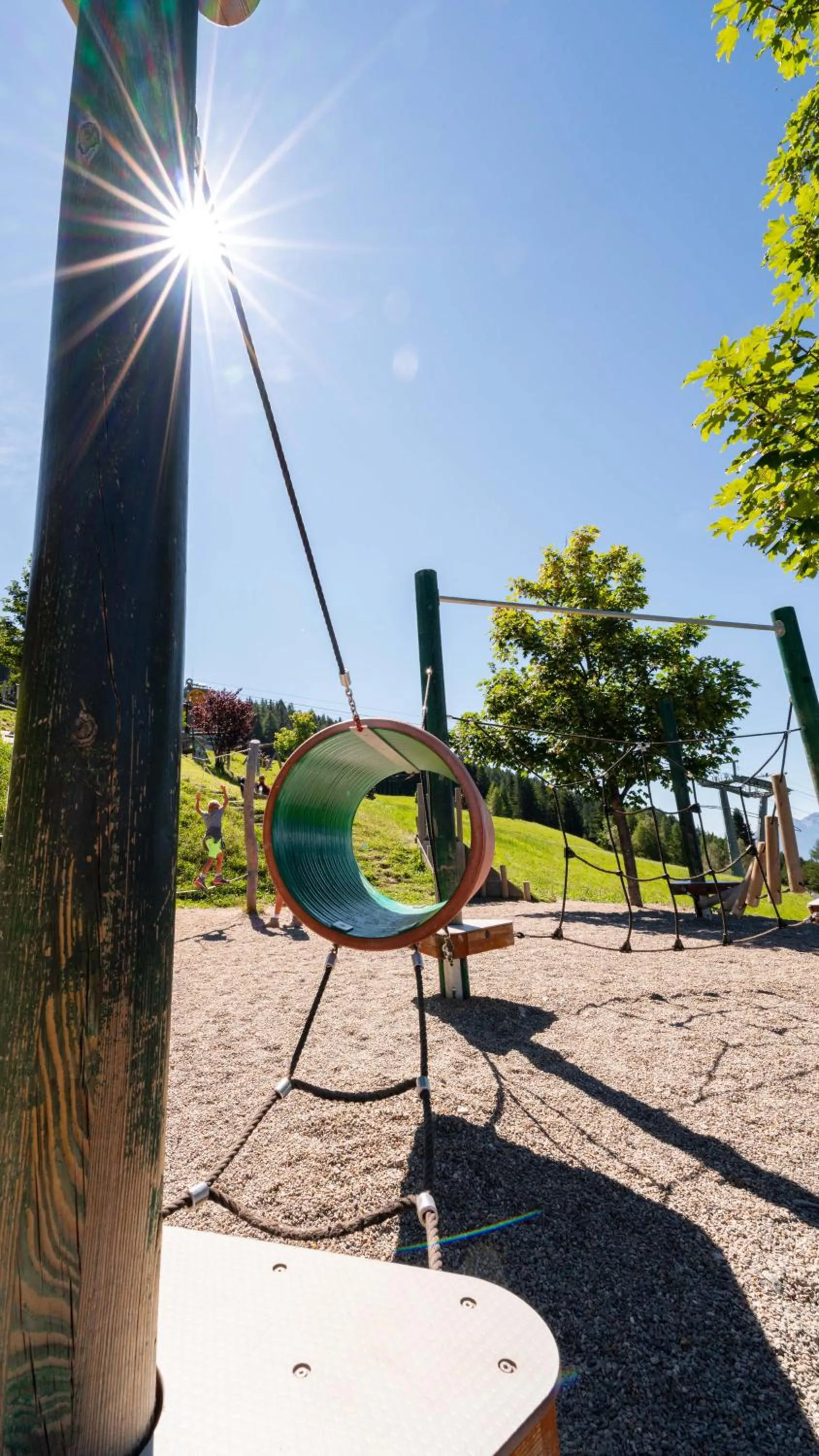Children play ground in Taser Alm