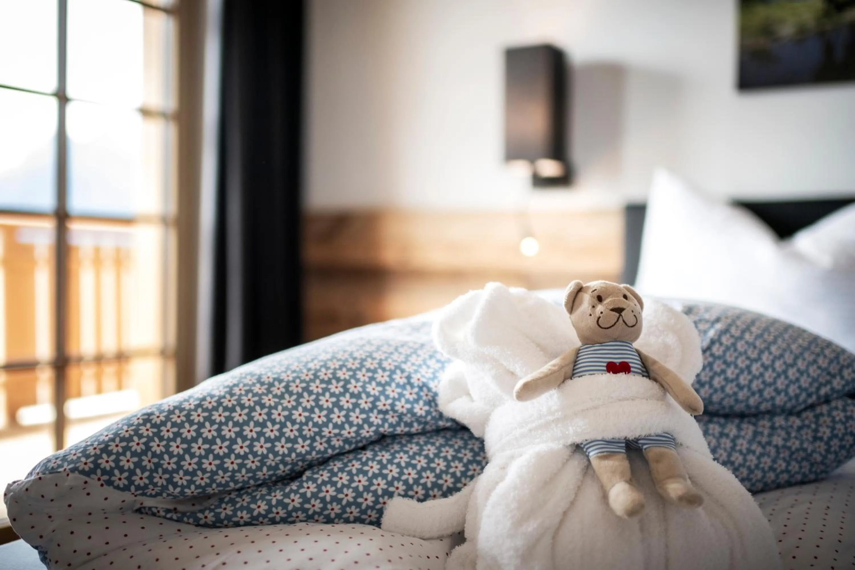 Decorative detail, Bed in Taser Alm