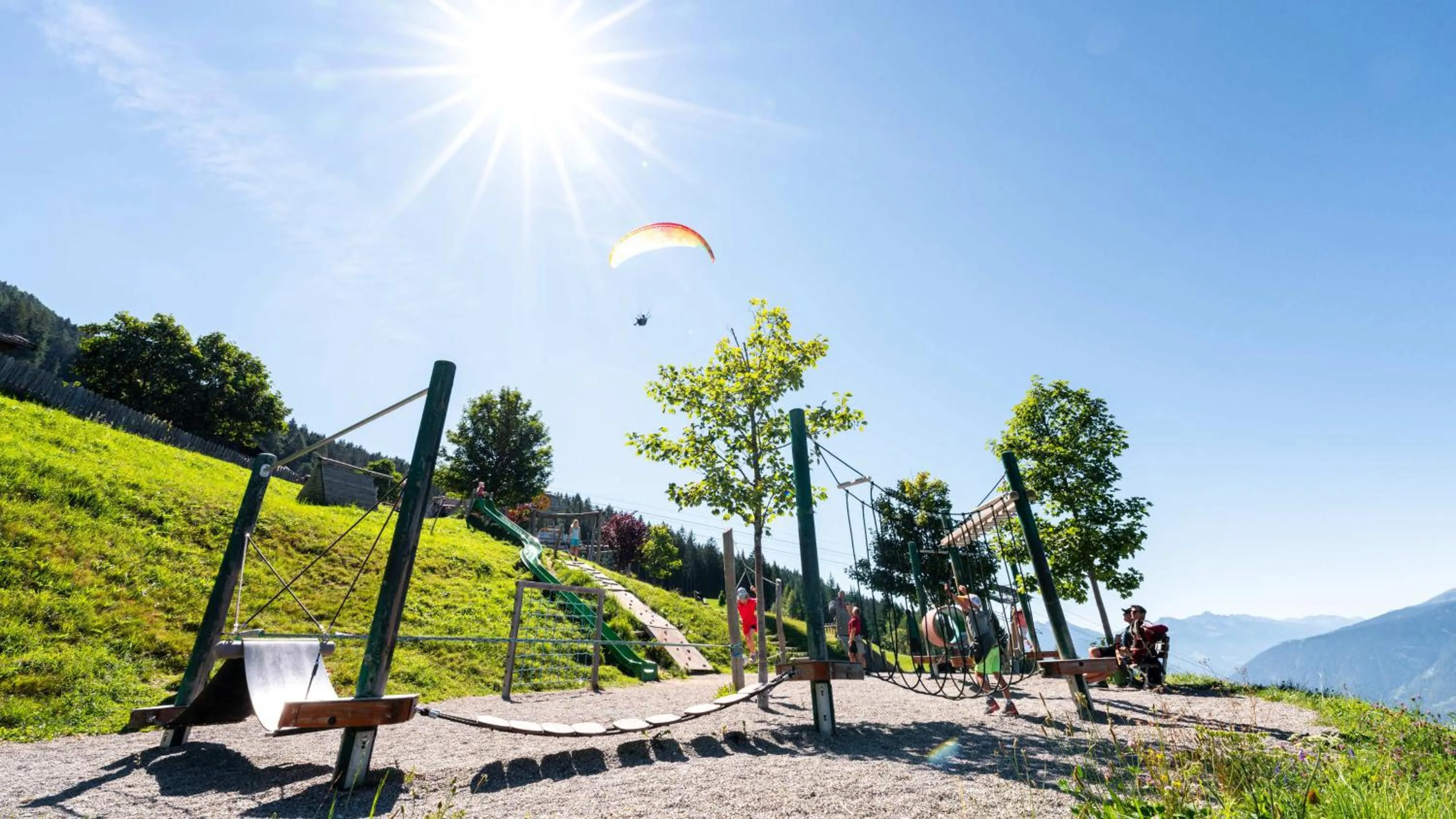 Children play ground in Taser Alm