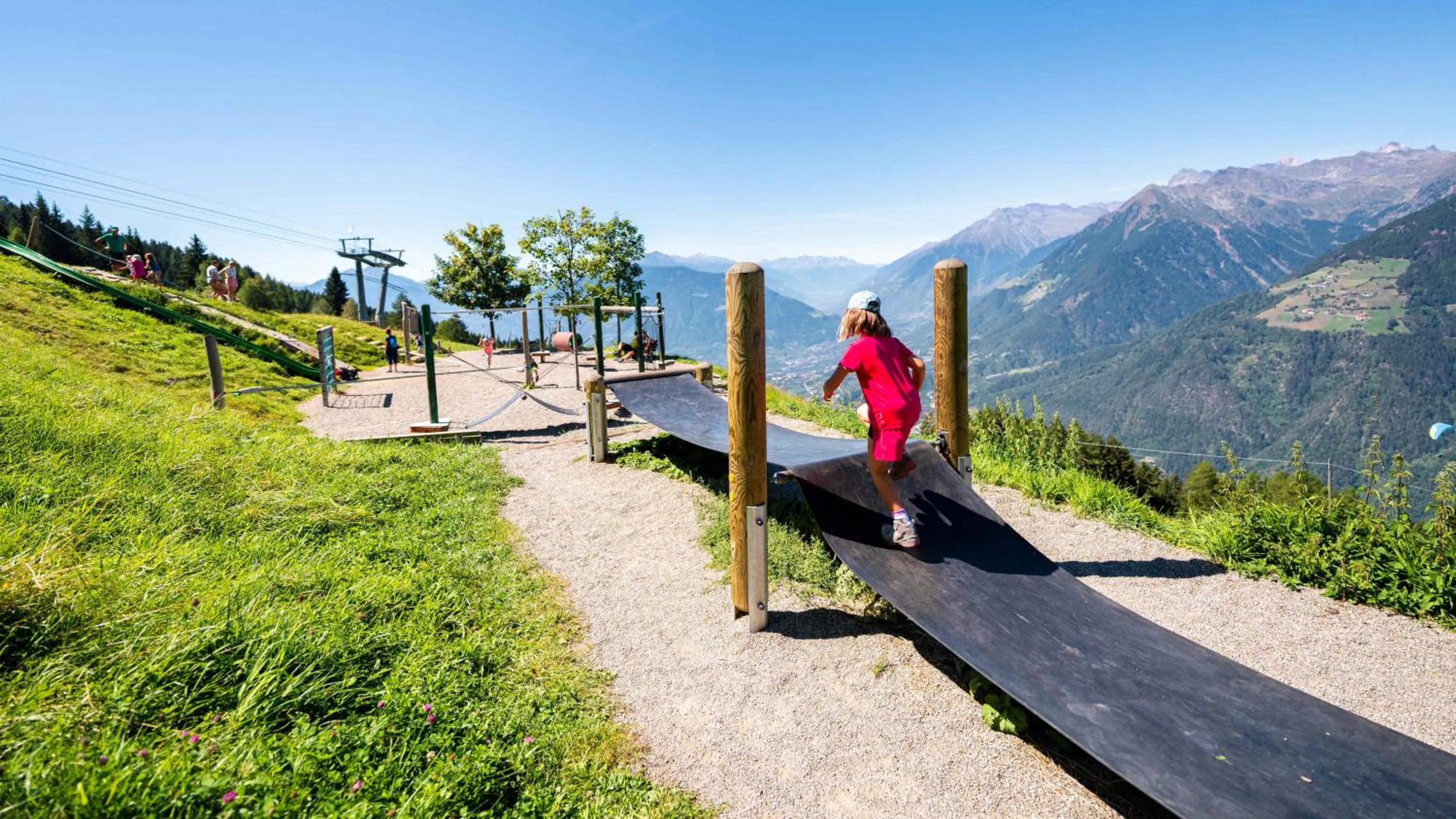Children play ground in Taser Alm