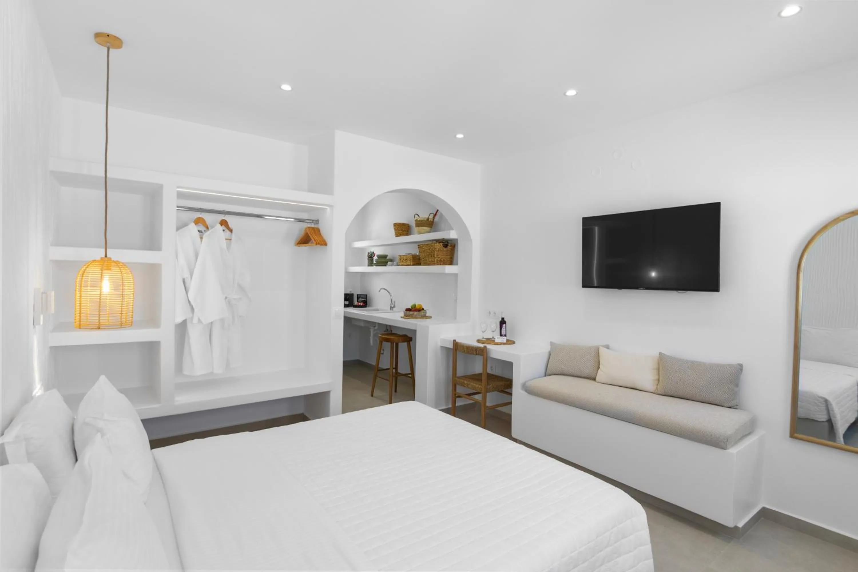 Bed in Elena Studios & Apartments