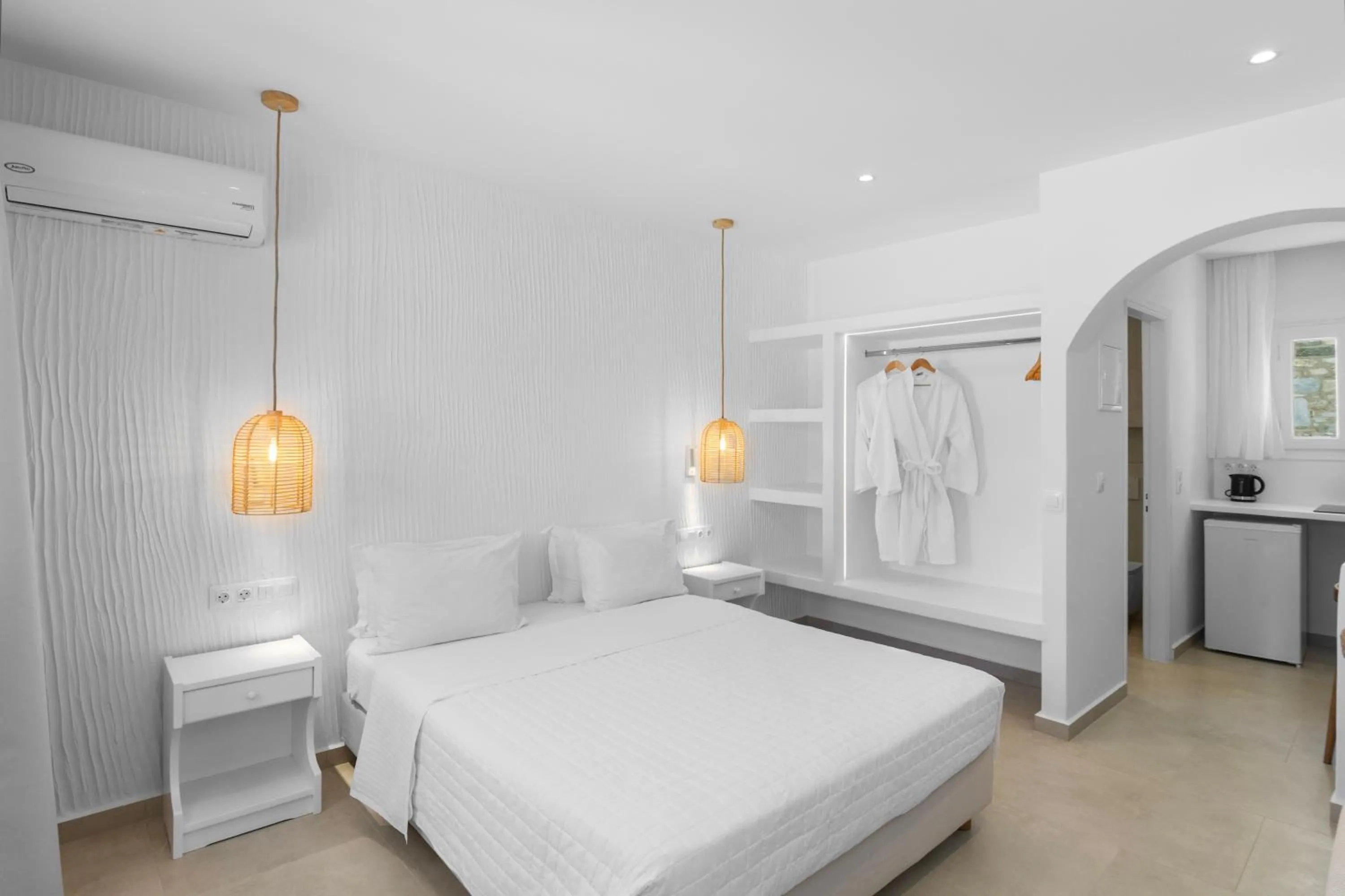 Bed in Elena Studios & Apartments