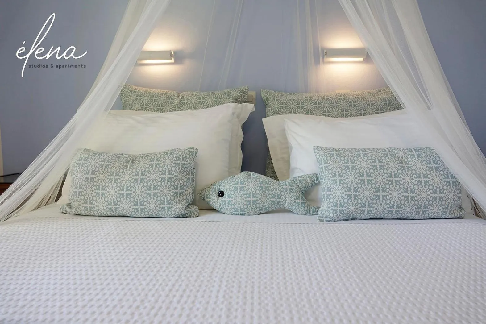 Bed in Elena Studios & Apartments