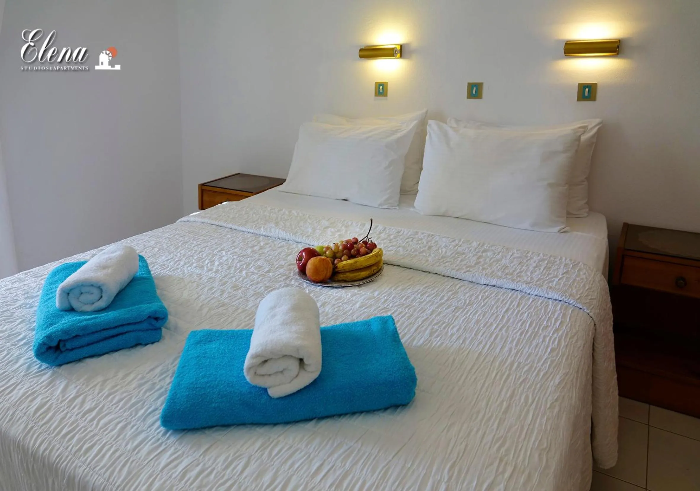 Bed in Elena Studios & Apartments