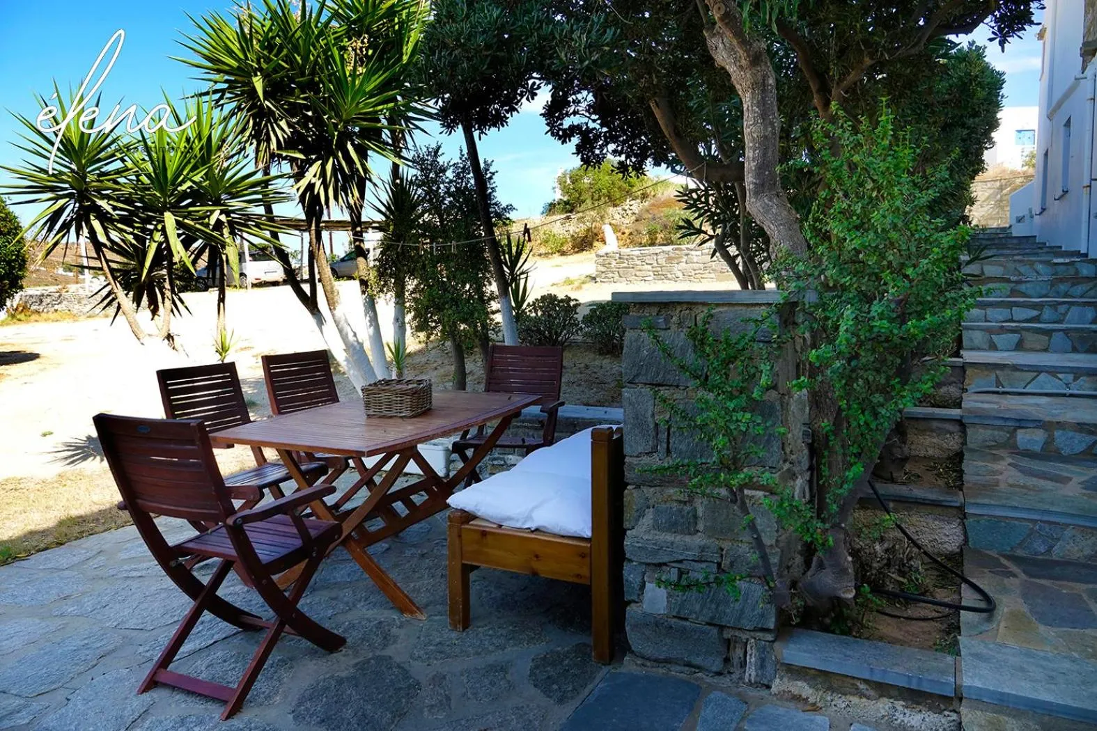 Patio in Elena Studios & Apartments