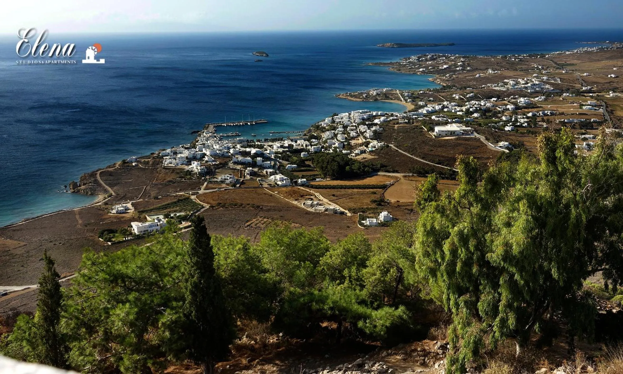 Bird's eye view in Elena Studios & Apartments