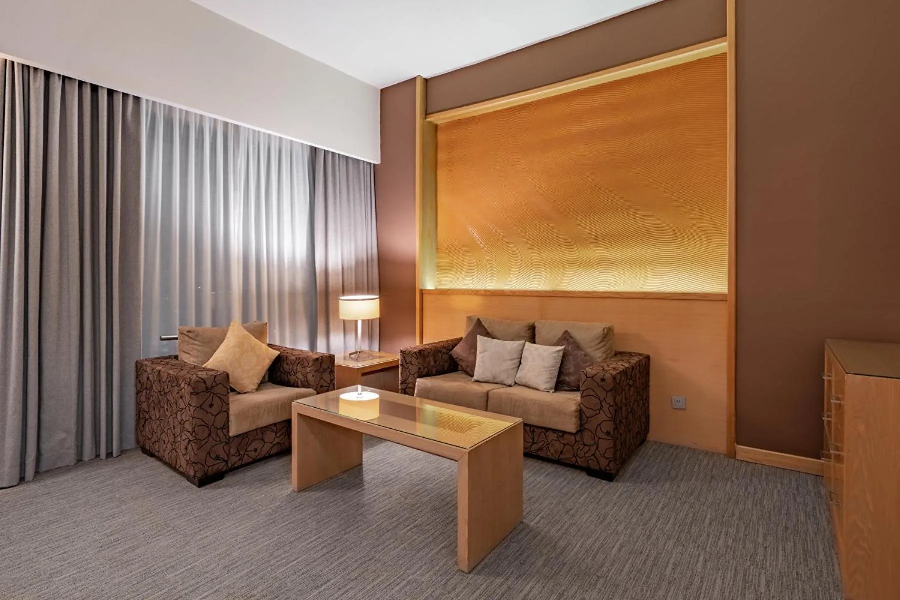 Living room in Riu Plaza Panamá