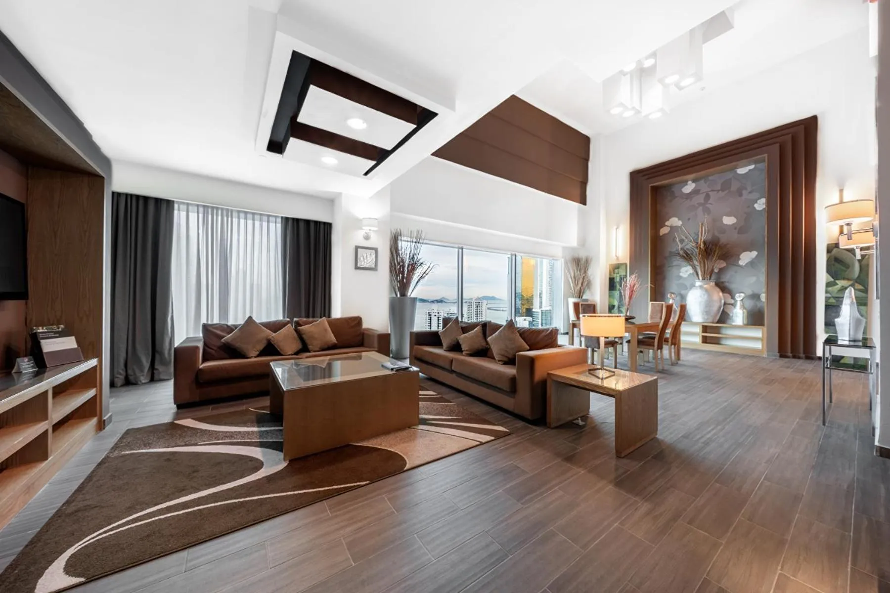 Living room in Riu Plaza Panamá