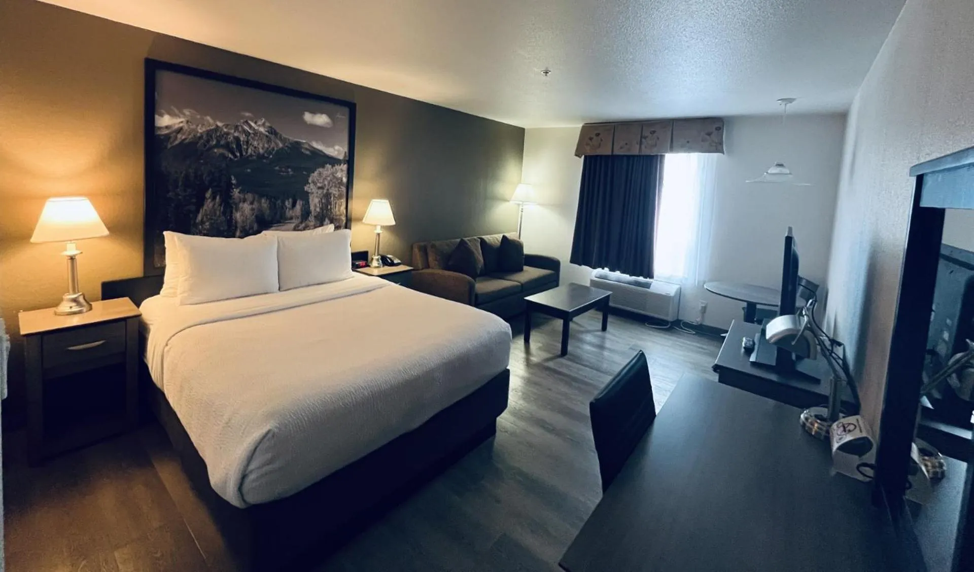 Bed in Super 8 by Wyndham Dawson Creek