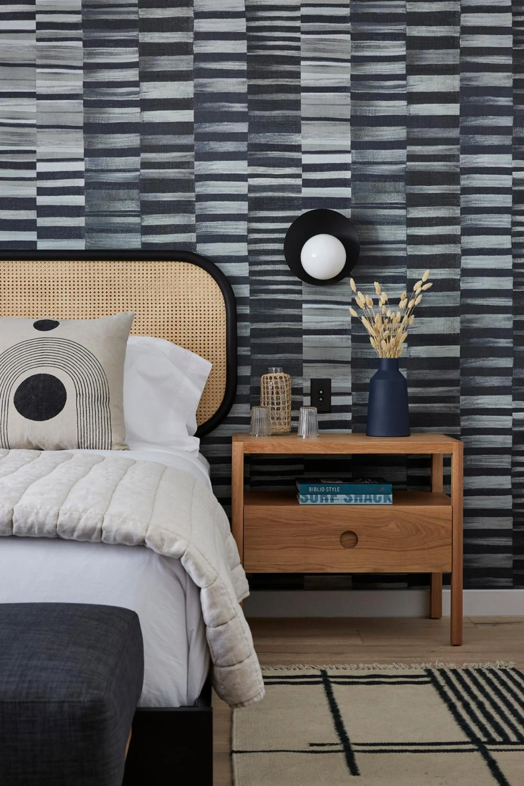 Decorative detail, Bed in San Luis Creek Lodge