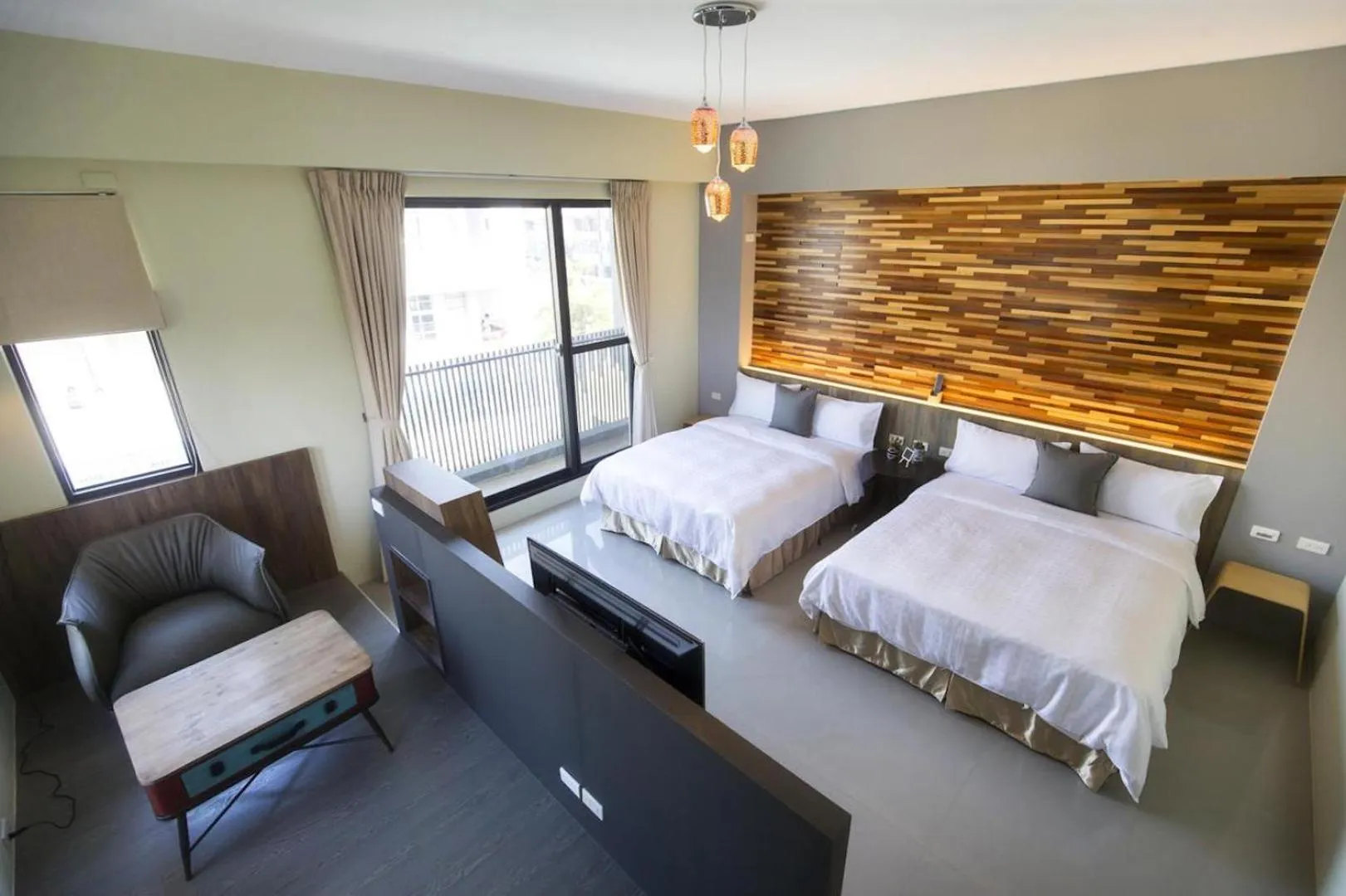 Bed in 東立方旅宿-East Cube B&B