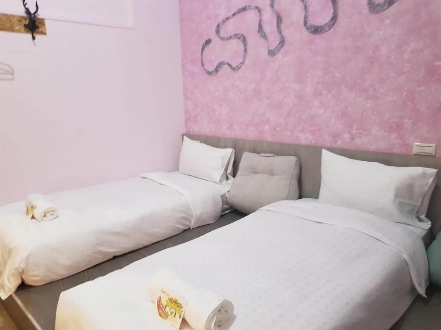 Bed in 東立方旅宿-East Cube B&B