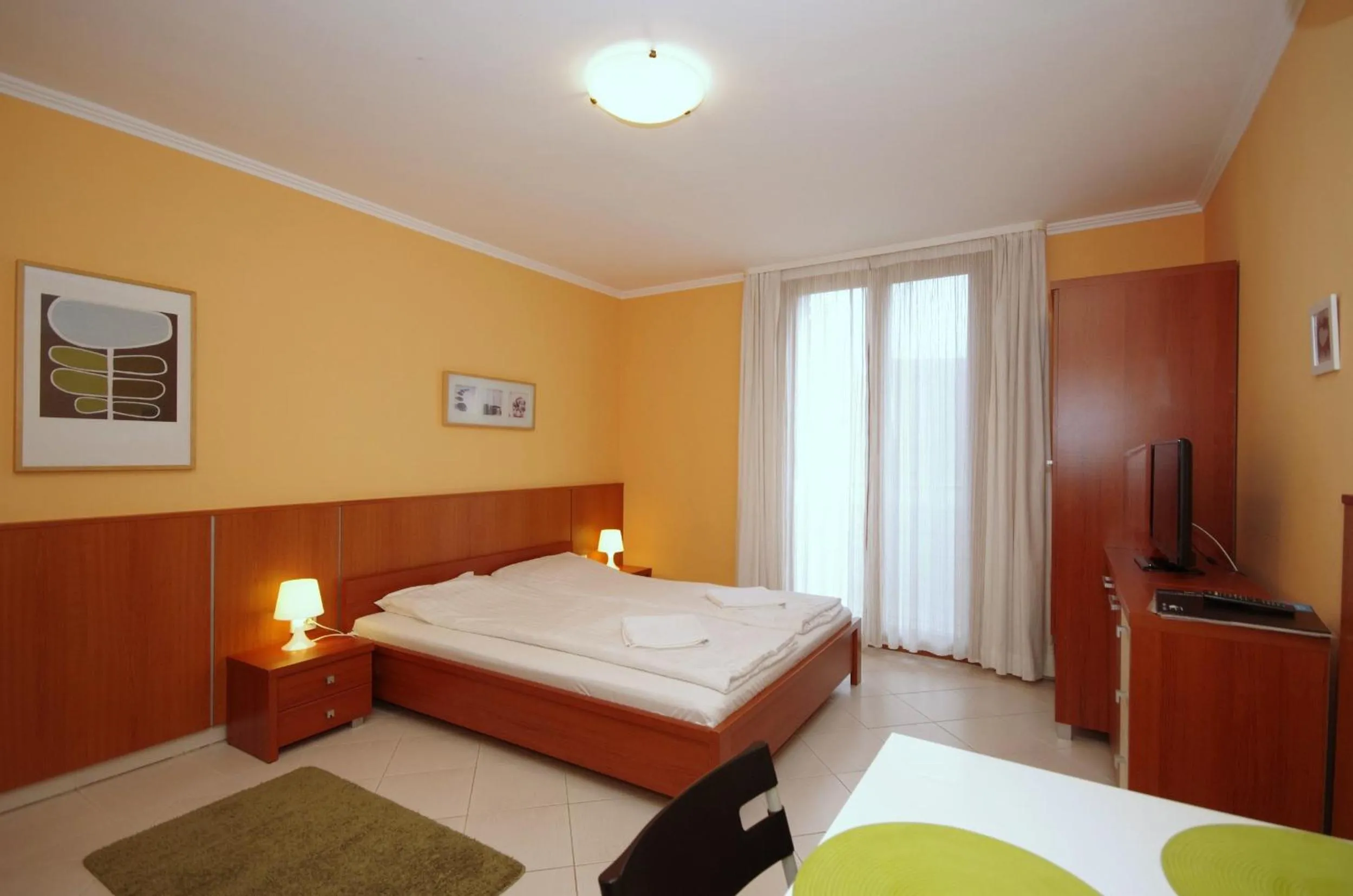 Bed in Várárok Apartman