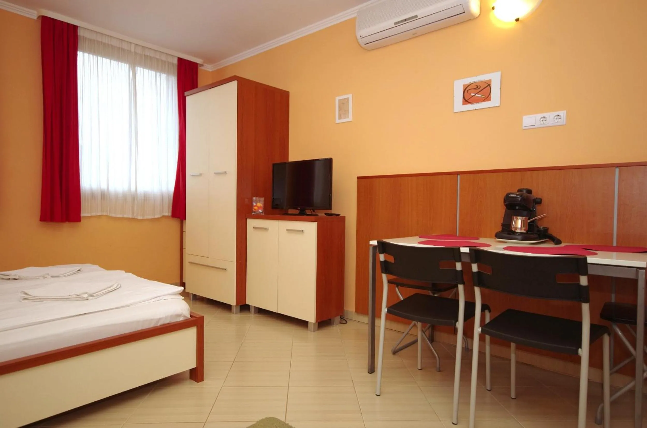 Bed in Várárok Apartman