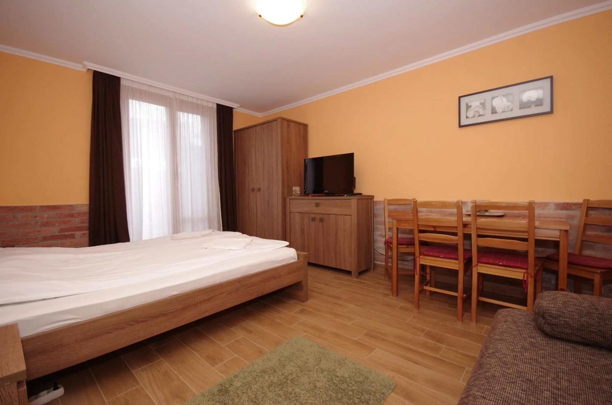 Bed in Várárok Apartman