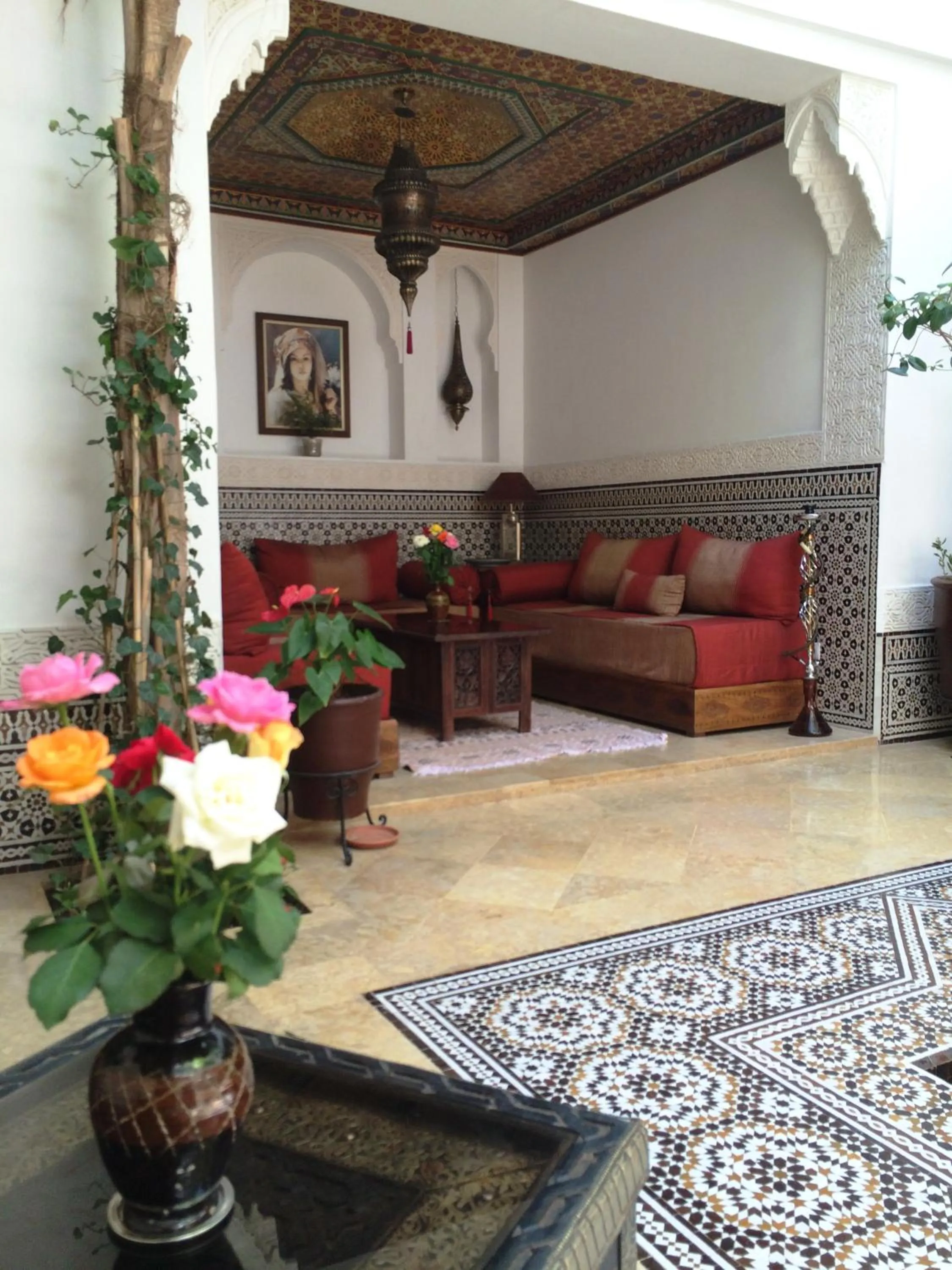 Patio in Riad Viva
