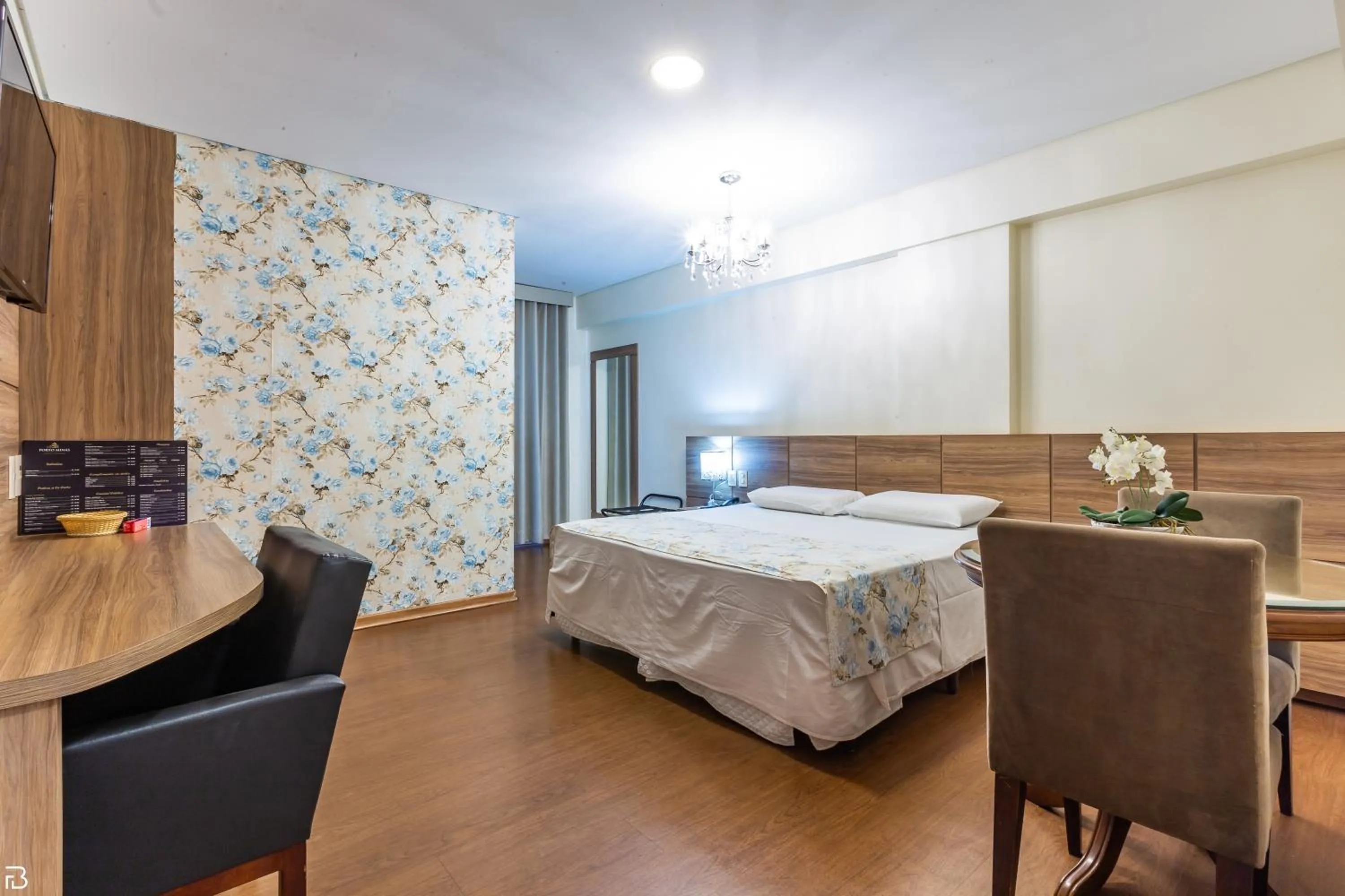 Bed in Porto Minas Hotel e Convenções