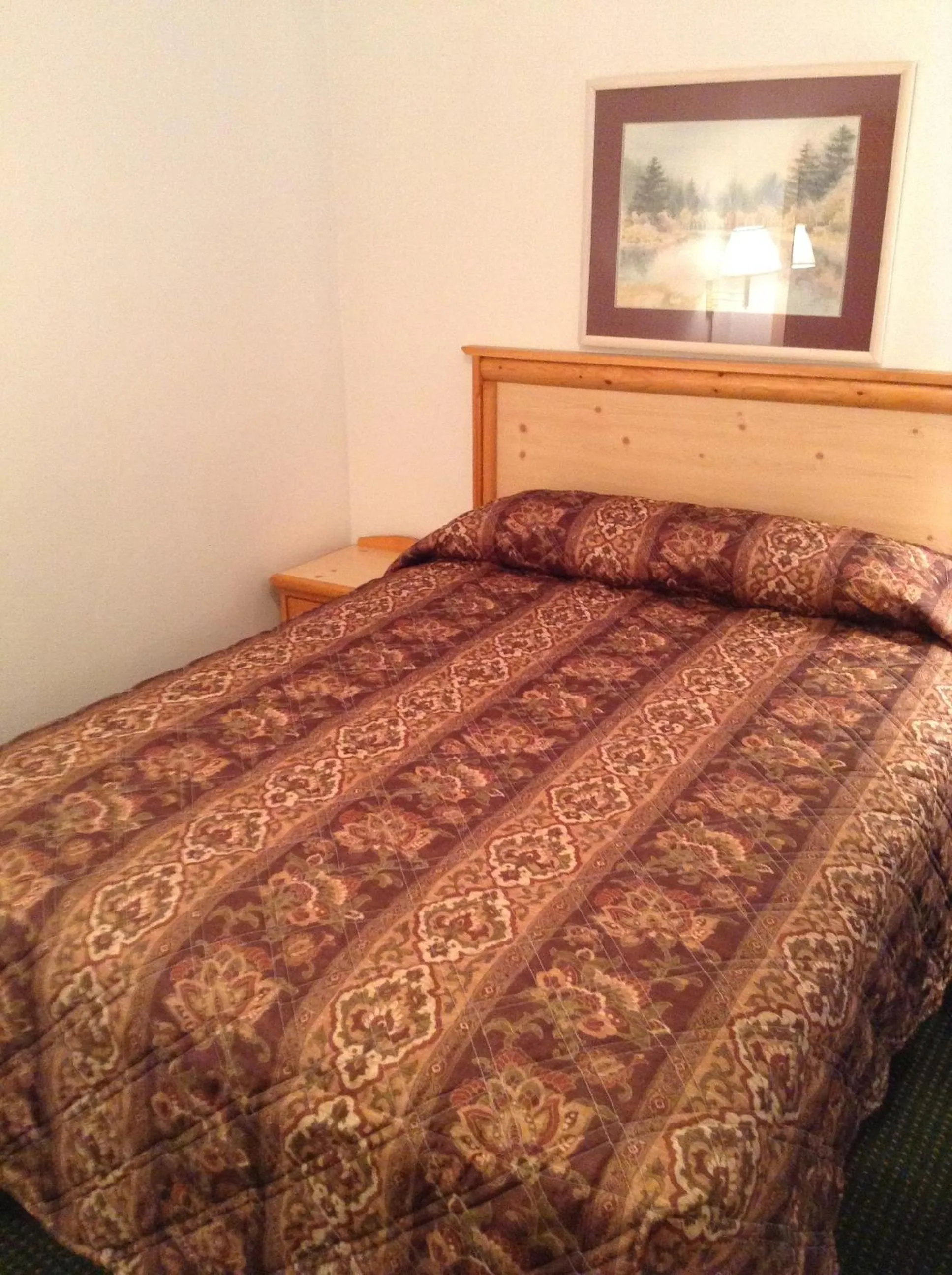 Bed in Central Motel
