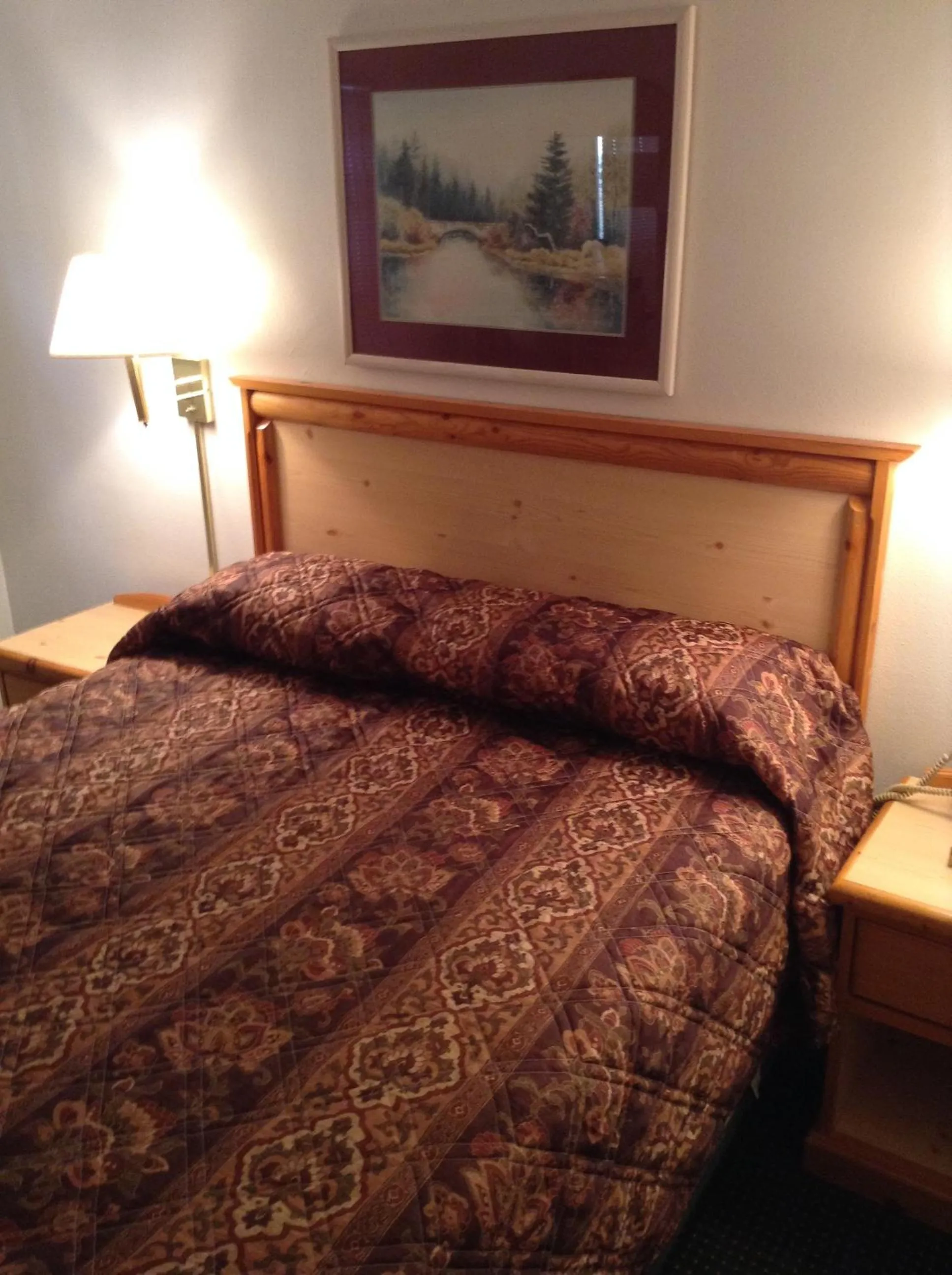 Bed in Central Motel